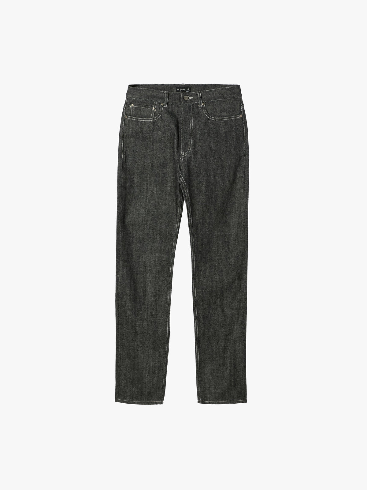 HOMME メンズ メンズ セルビッジデニムパンツ "#1 Slim" ブラック