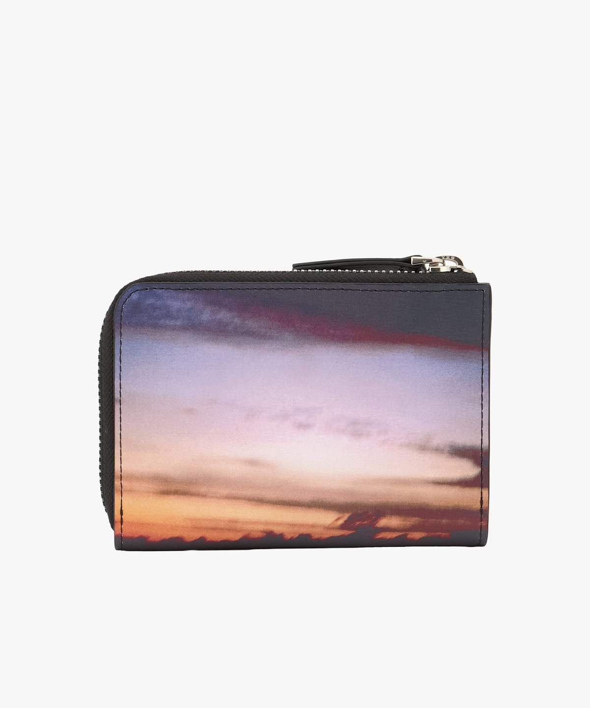 VOYAGE メンズ バッグ＆ウォレット フォトプリント レザー ラウンドジップ ウォレット "Yvon" ZAH04A-05 パープル系その他