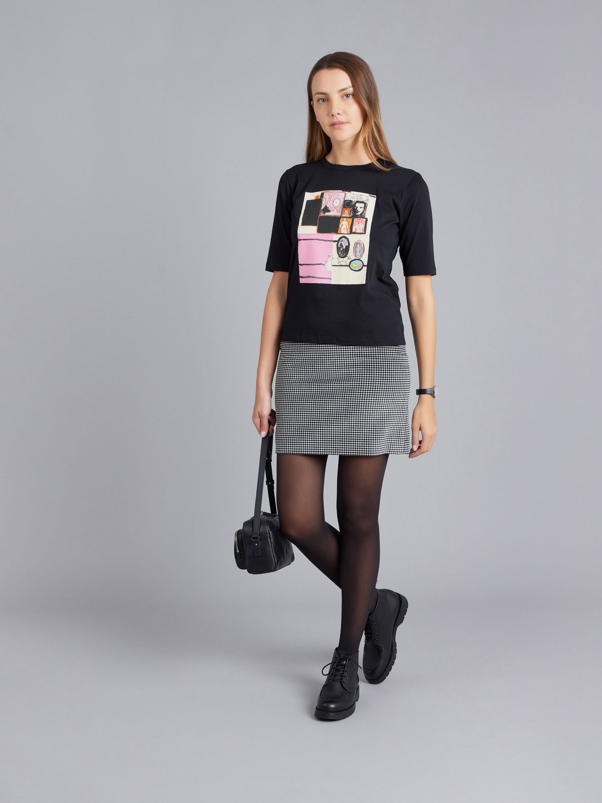 FEMME ウィメンズ SEG2 TS BRANDO Tシャツ ブラック