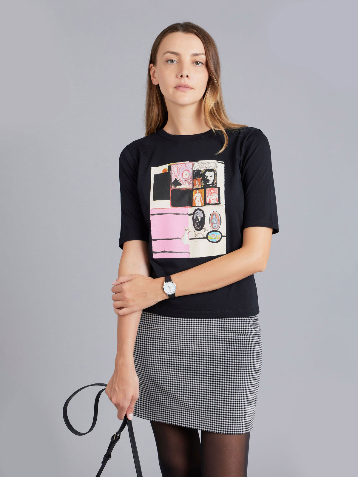 FEMME ウィメンズ SEG2 TS BRANDO Tシャツ ブラック