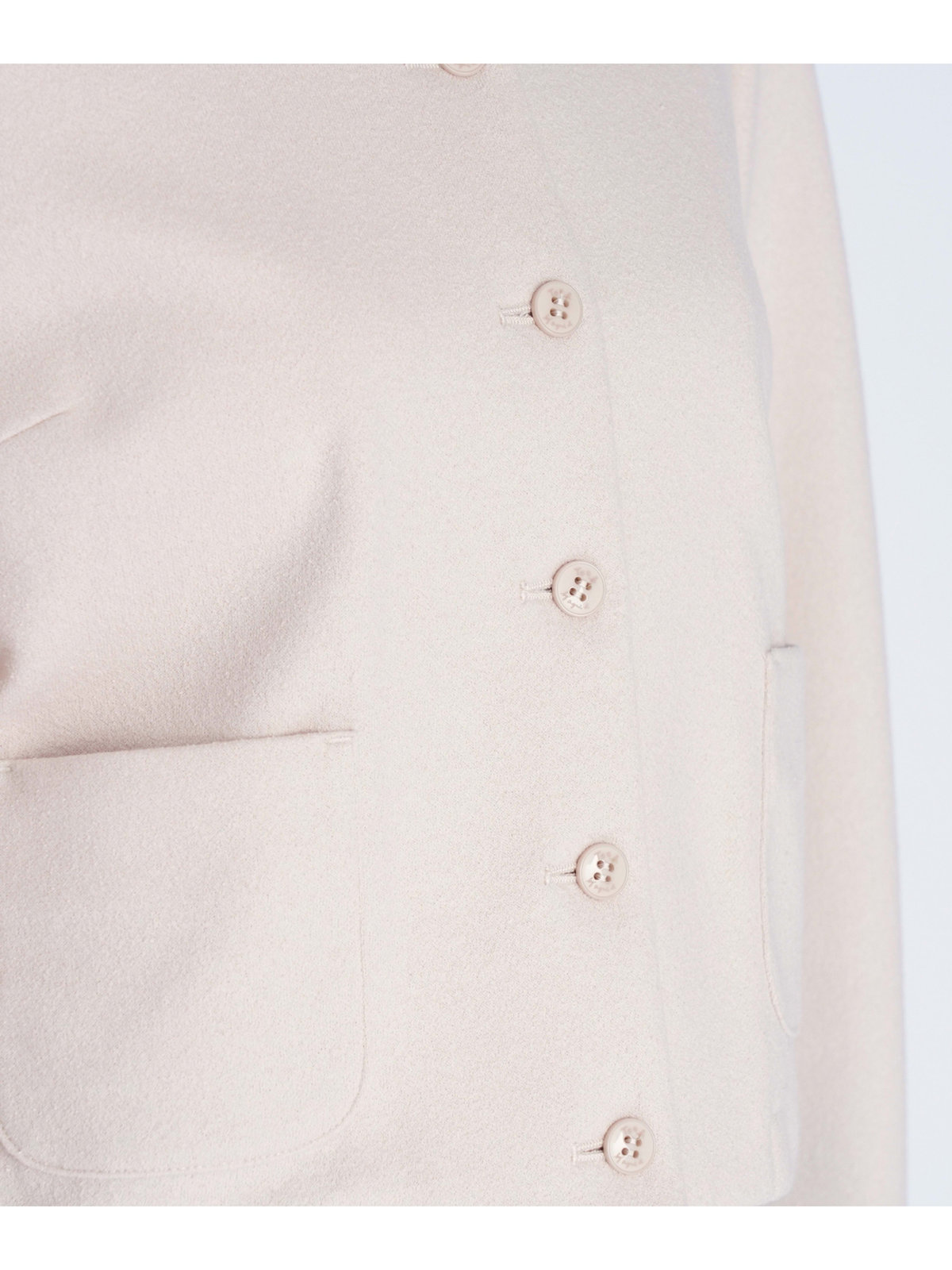 To b. by agnès b. 【Outlet】ノーカラー ジャケット ホワイト