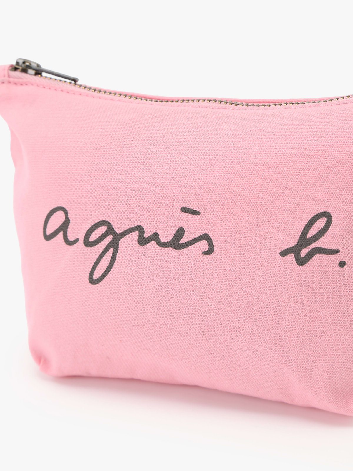 VOYAGE ウィメンズ バッグ＆ウォレット ロゴプリント コットン ポーチ ”Paulette” YAS18-03 ピンク
