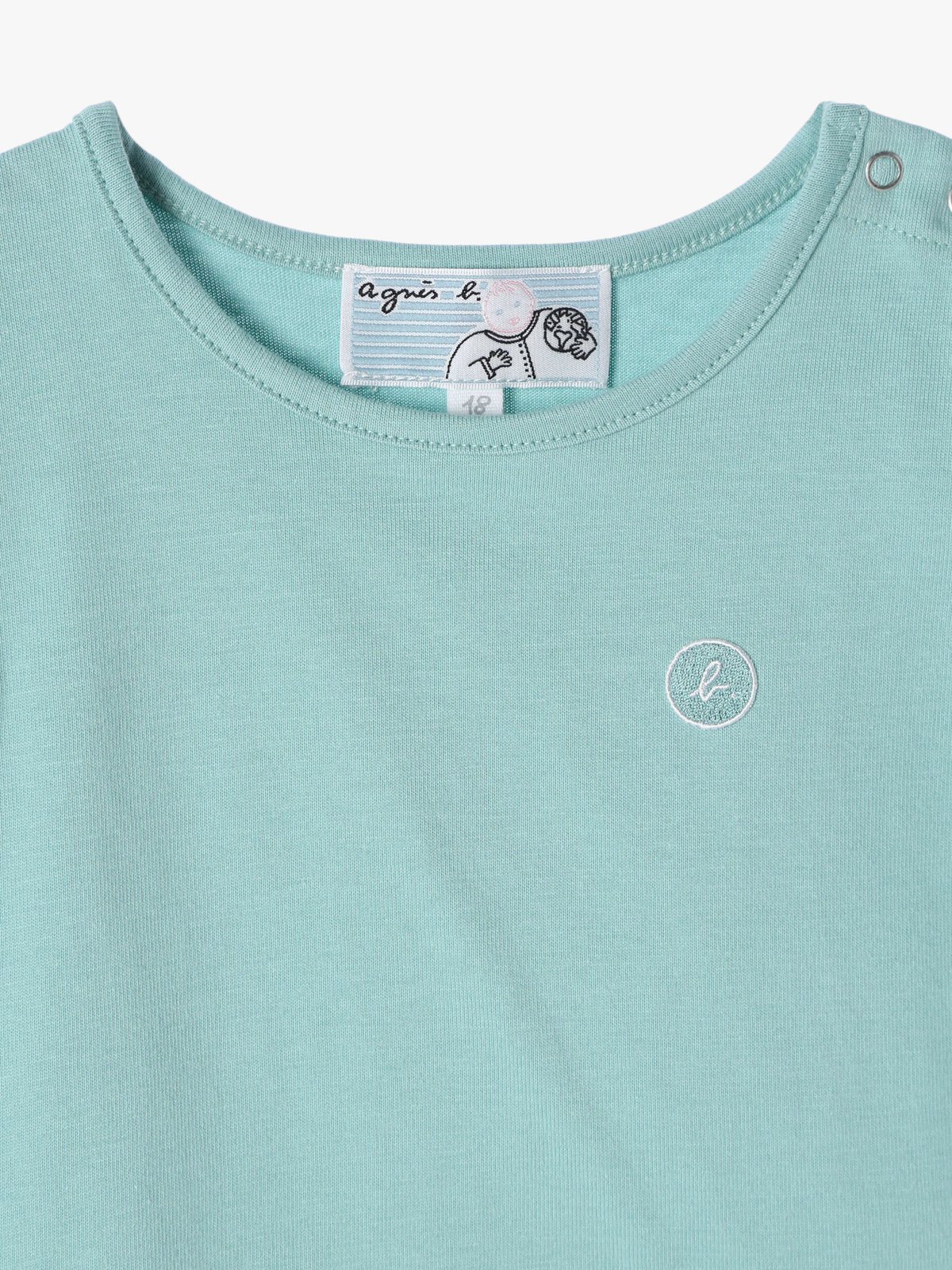 ENFANT ベビー 【Outlet】K398 L TS ベビー Tシャツ ライトグリーン