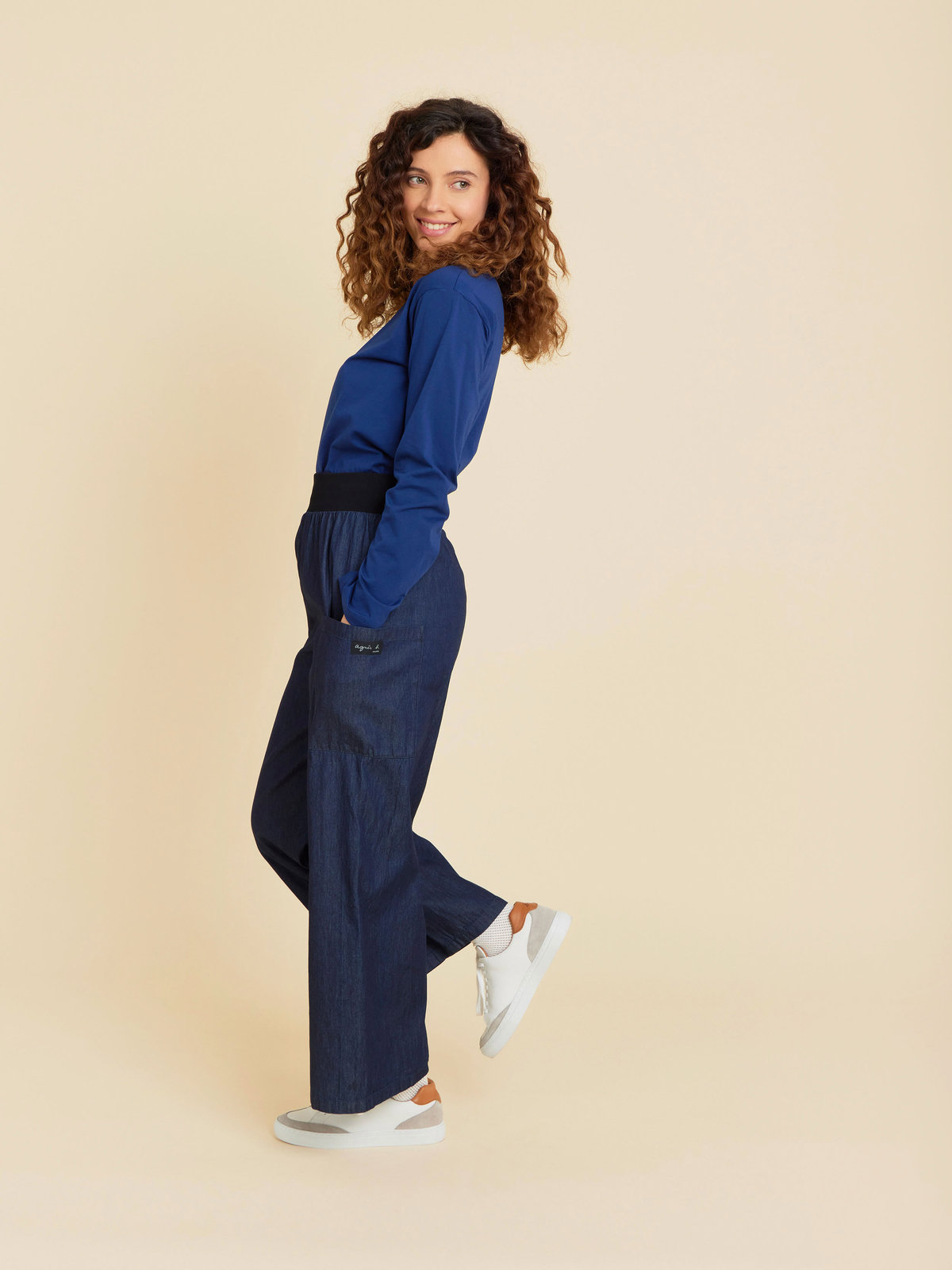 FEMME ウィメンズ 【Outlet】TN45 PANTALON パンツ ブルー系その他