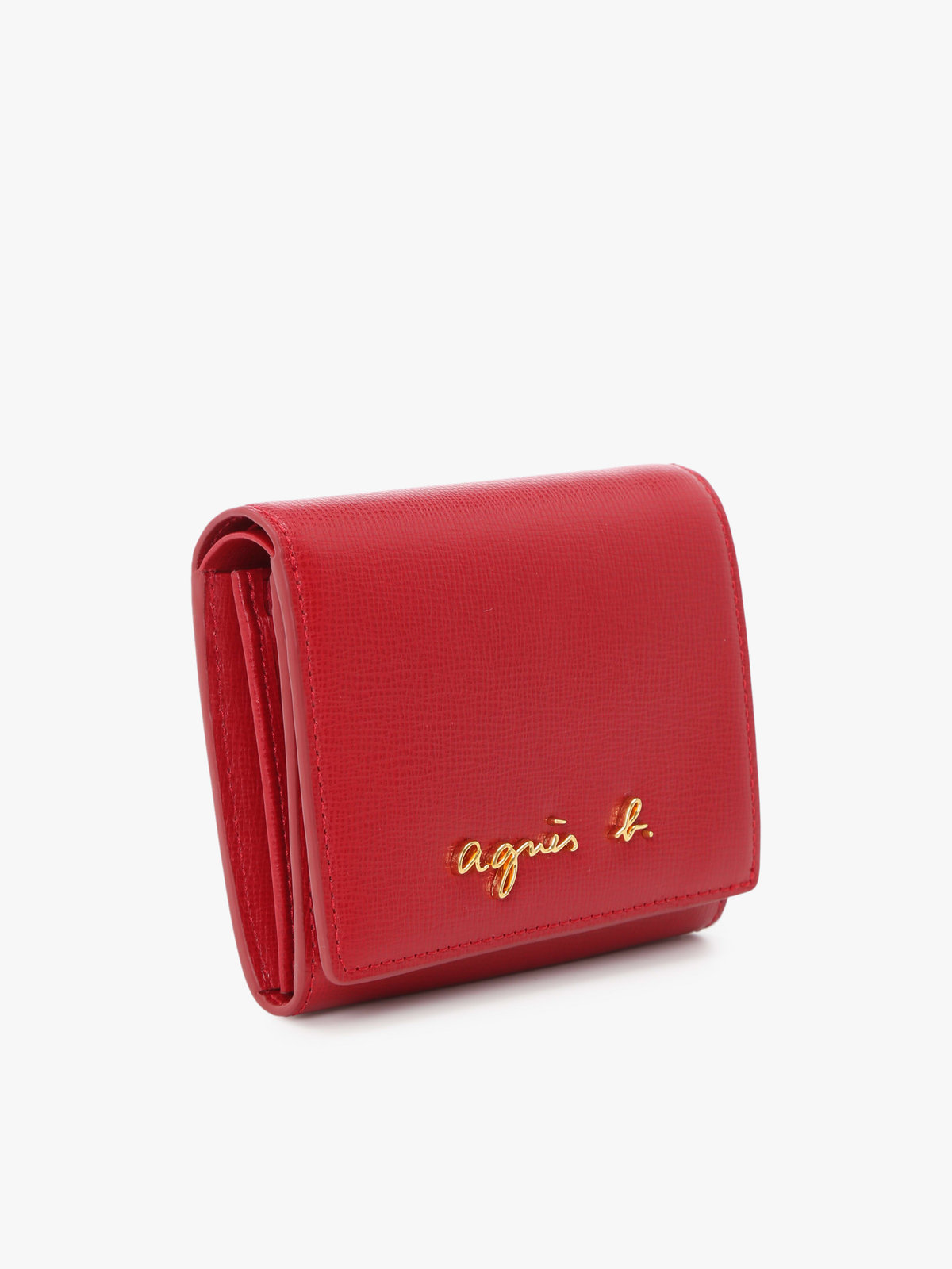 VOYAGE ウィメンズ バッグ＆ウォレット 【by R 限定品】agnes b. レザー 二つ折り ウォレット "City" ZAW07-01 レッド