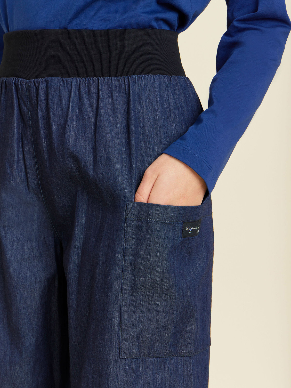 FEMME ウィメンズ 【Outlet】TN45 PANTALON パンツ ブルー系その他