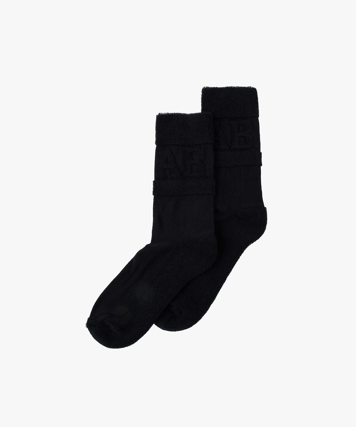 HOMME メンズ メンズ "AB."ロゴ ソックス "Jordan" ブラック