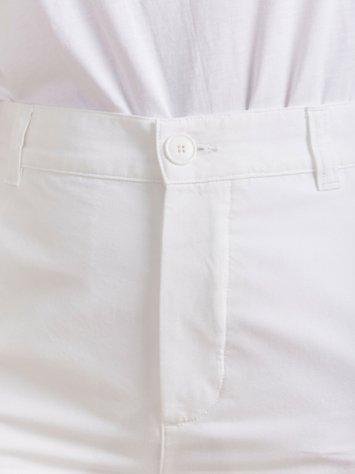 FEMME ウィメンズ コットンキャンバス カーゴパンツ "Treillis" ホワイト