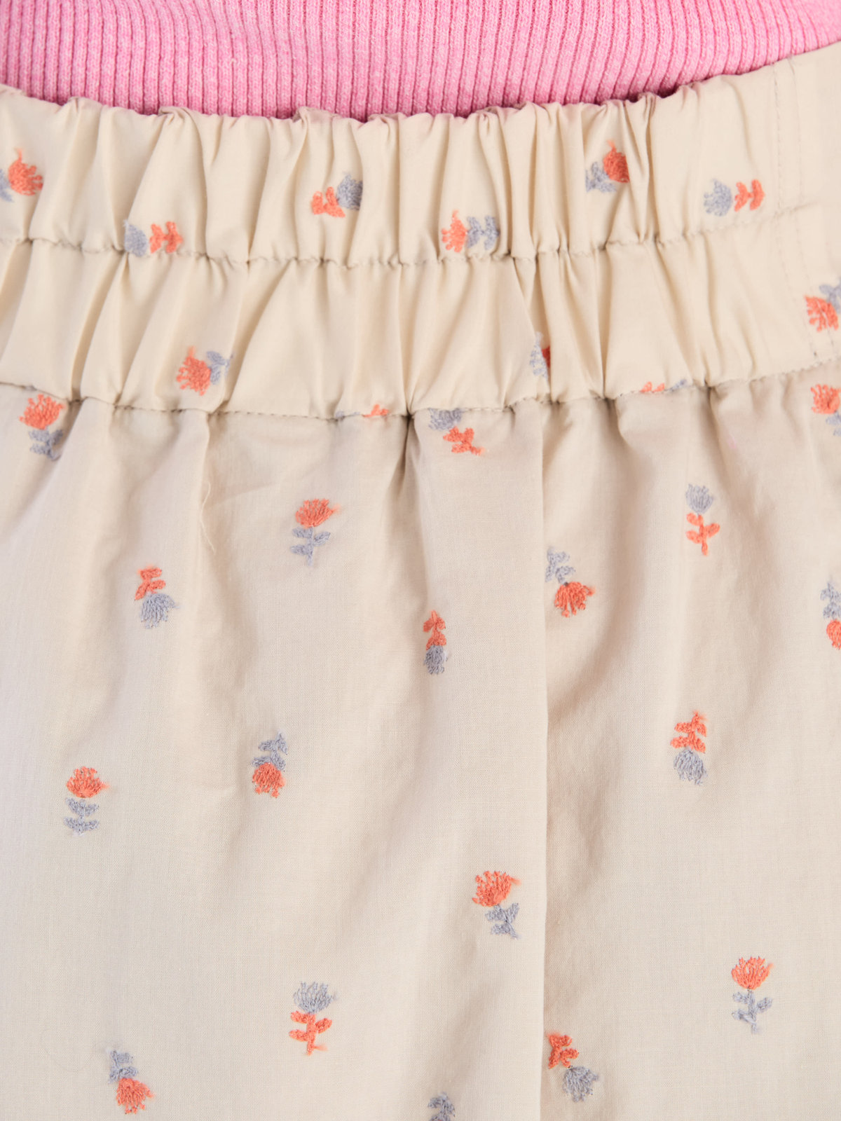 To b. by agnès b. 【Outlet】フラワーエンブロイダリースカート ベージュ