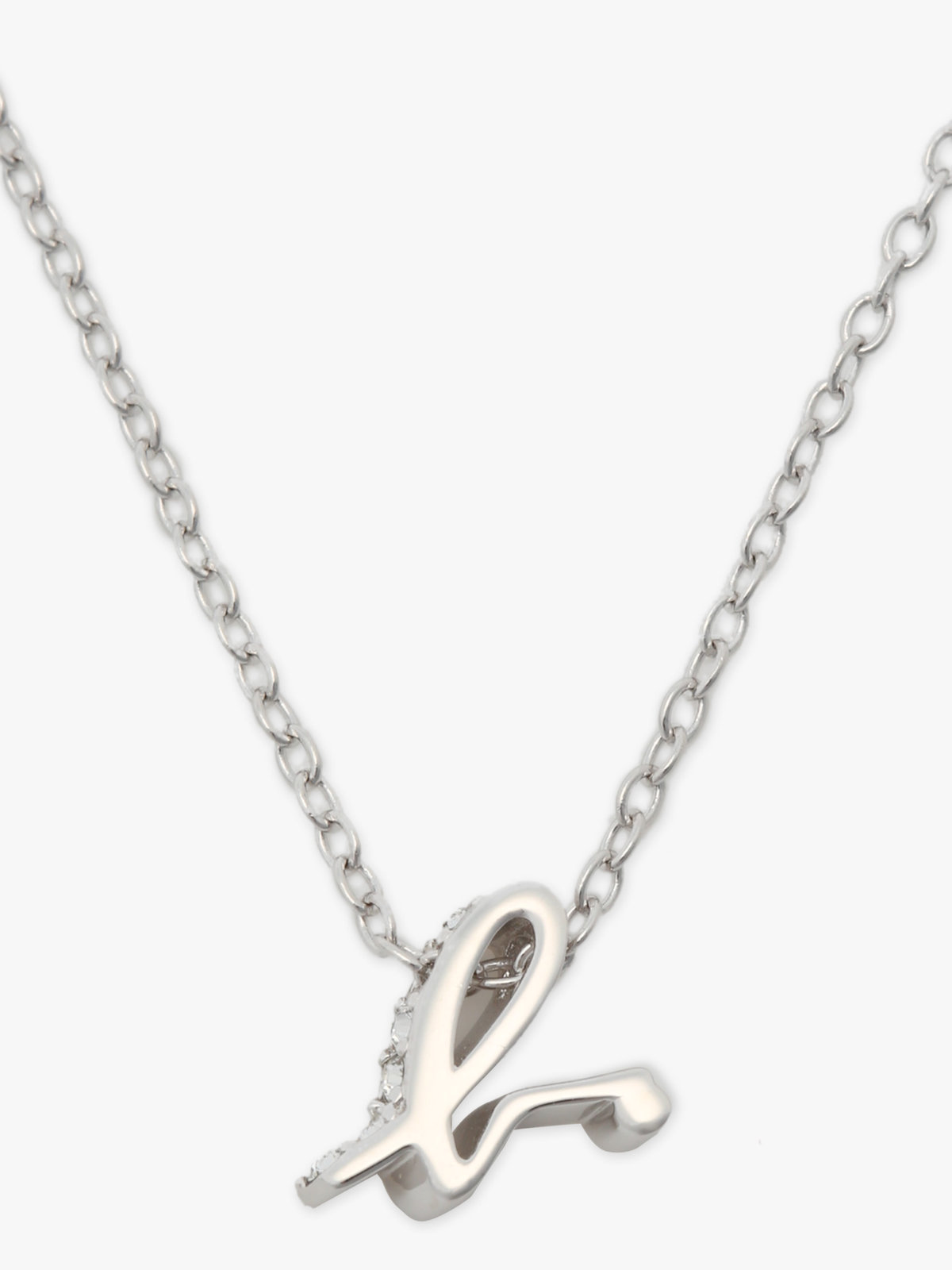 FEMME ウィメンズ ”b.” ロゴ ネックレス ”ICONIC - ITALIC B” シルバー
