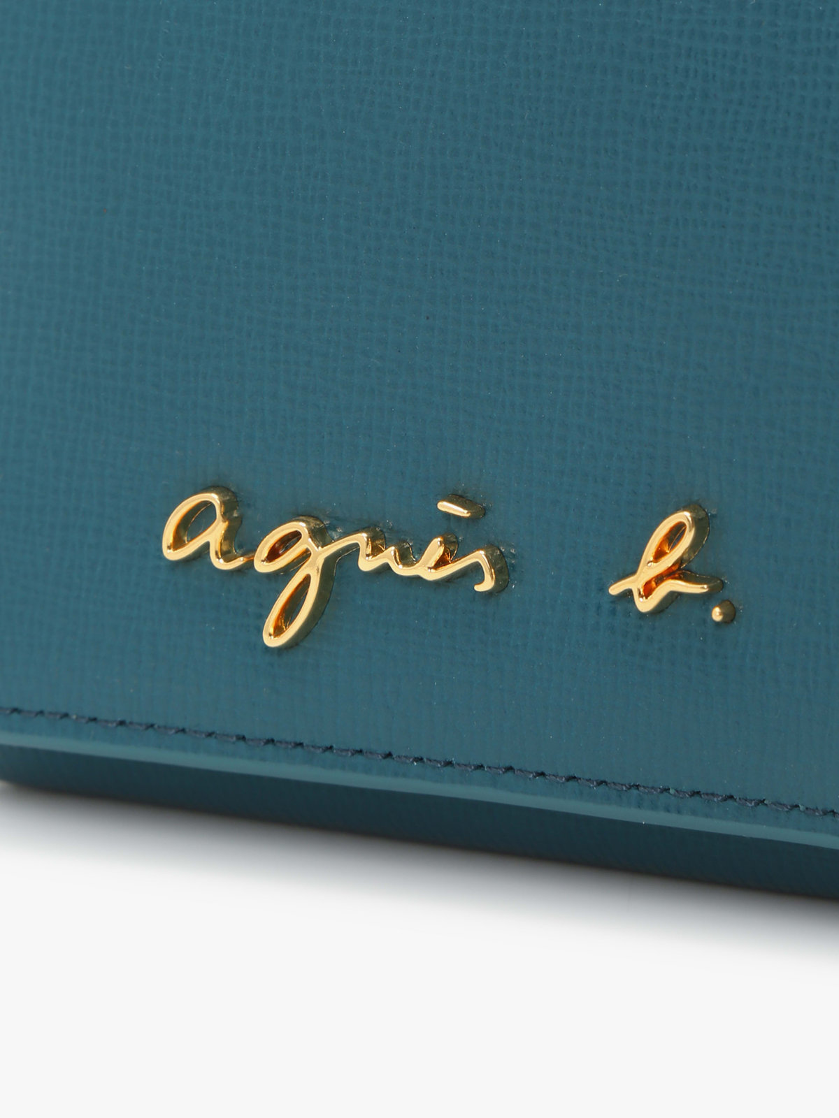 VOYAGE ウィメンズ バッグ＆ウォレット 【by R 限定品】agnes b. レザー 二つ折り ウォレット "City" ZAW07-01 ブルー