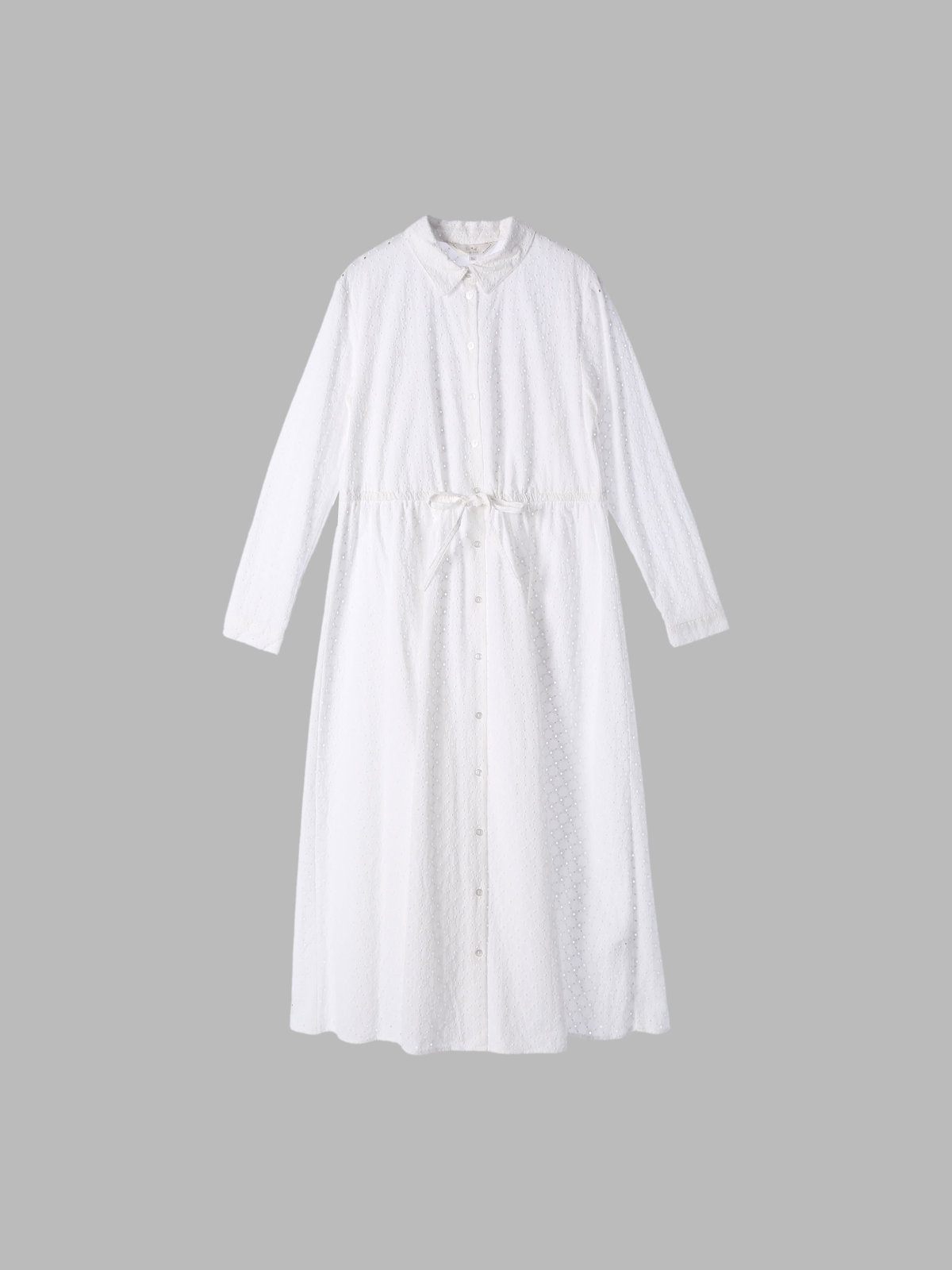 To b. by agnès b. 【Outlet】コットンフラワーレースワンピース ホワイト