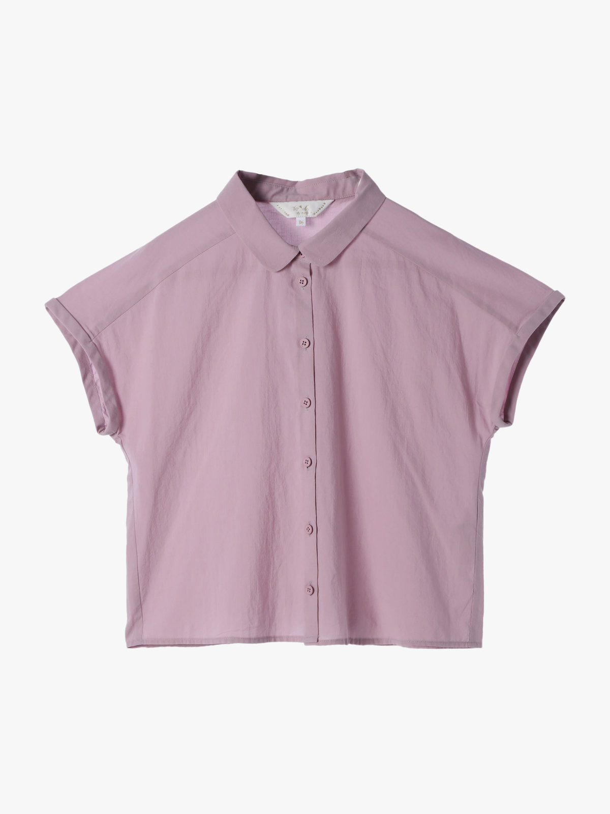 To b. by agnès b. 【Outlet】モダンマニッシュシャツ ペールピンク
