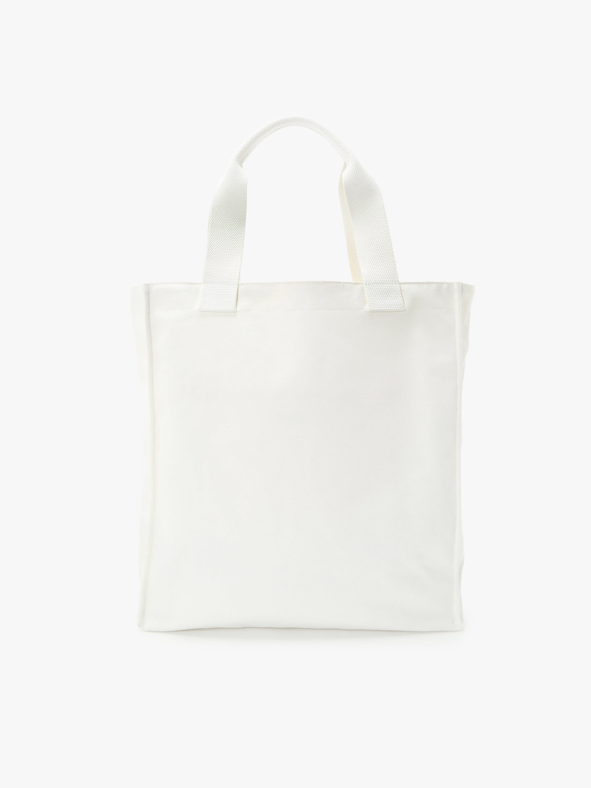 To b. by agnès b. コットン ロゴ トートバッグ ホワイト