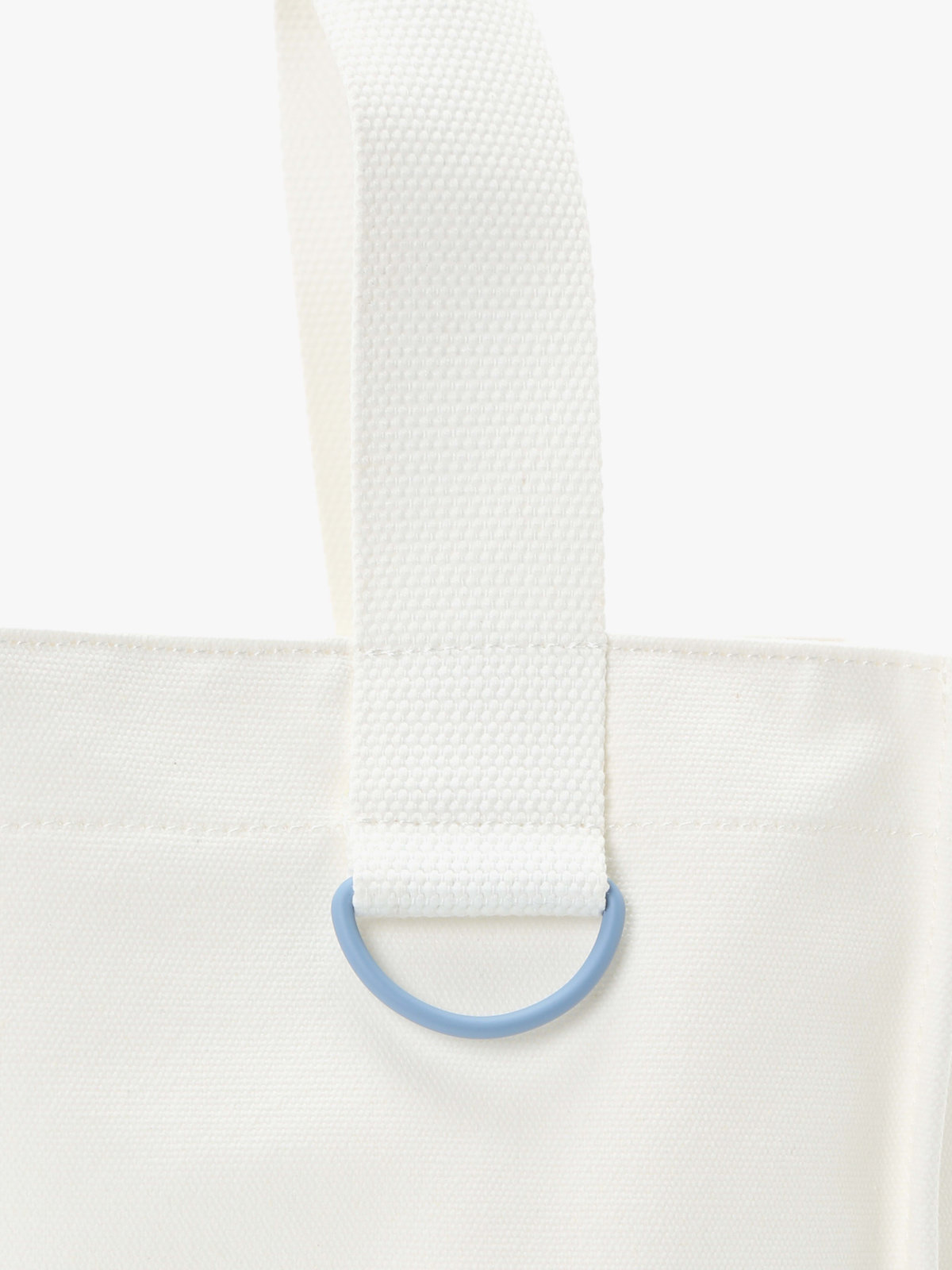 To b. by agnès b. コットン ロゴ トートバッグ ホワイト