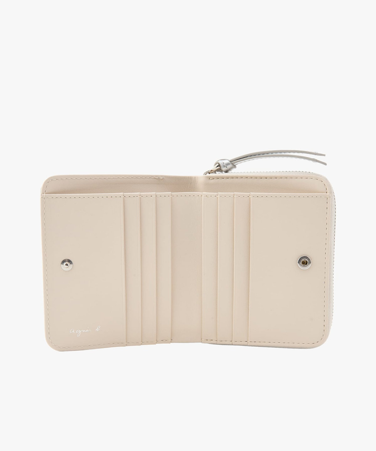 VOYAGE ウィメンズ バッグ＆ウォレット 箔押しレザー 二つ折り ウォレット "Angele" BBW03A-01 シルバー
