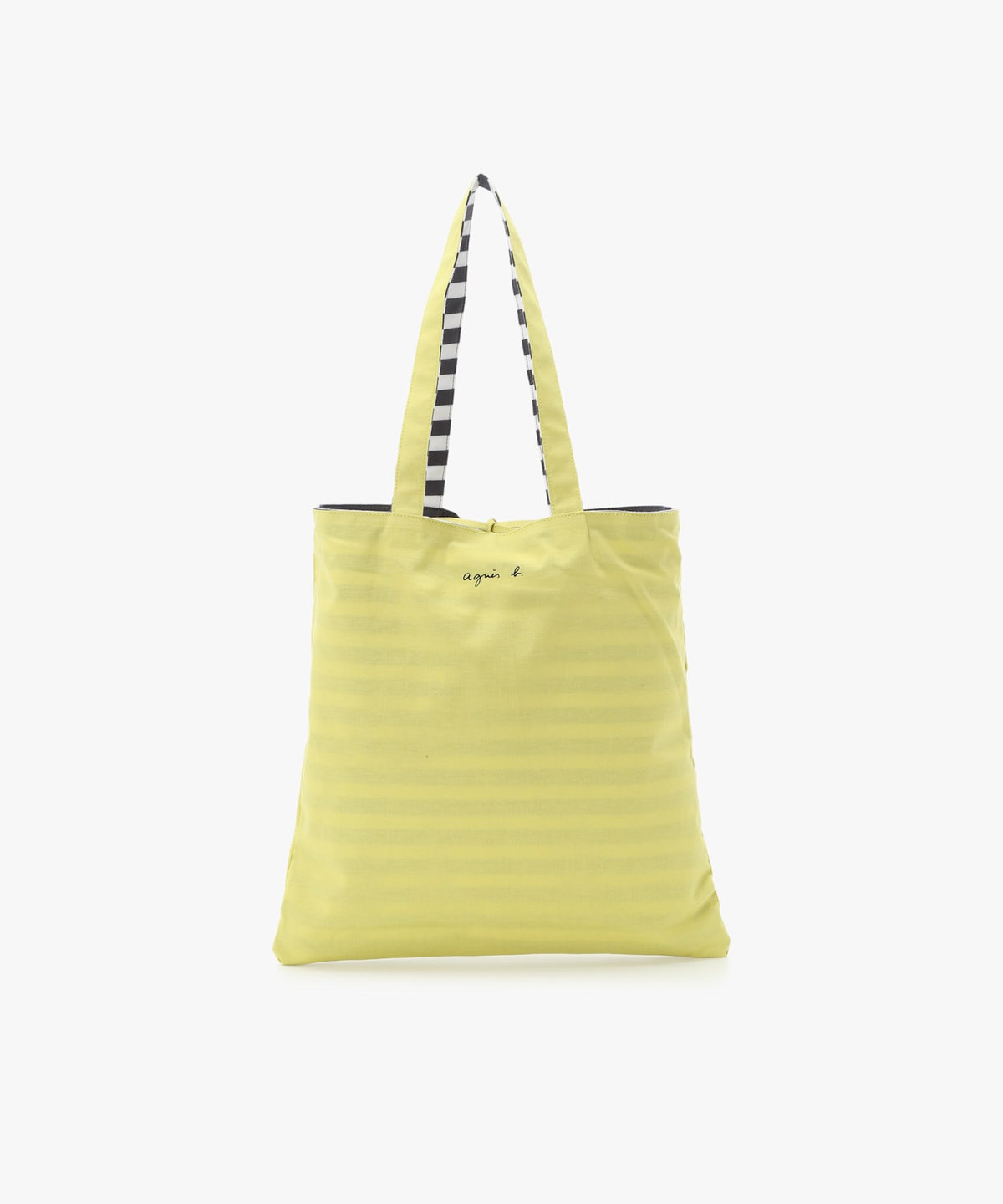 VOYAGE ウィメンズ バッグ＆ウォレット 細ボーダー コットン リバーシブル トートバッグ ZAS11-01 グレー系その他