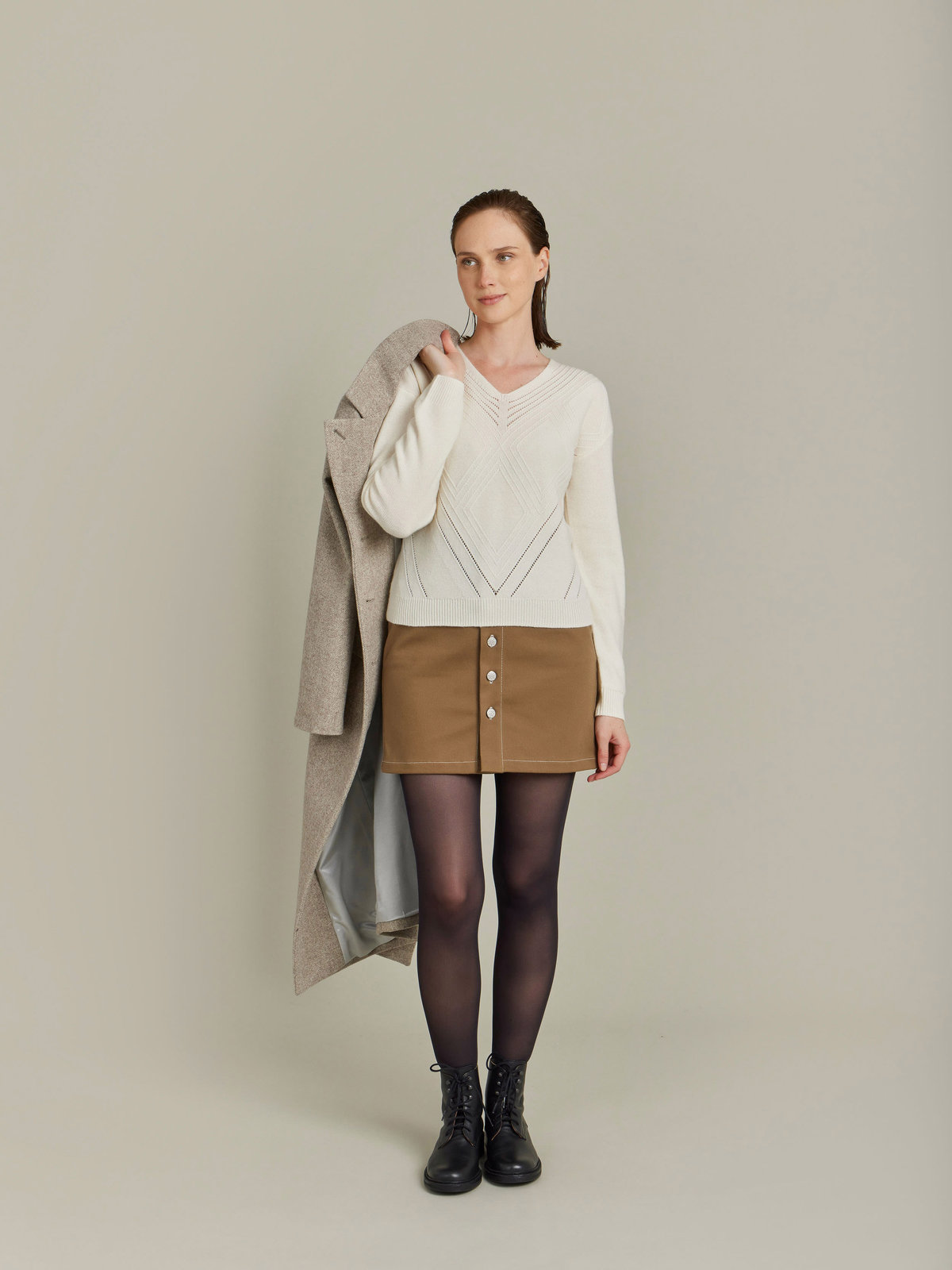 FEMME ウィメンズ 【Outlet】LY90 PULLOVER プルオーバー アイボリー