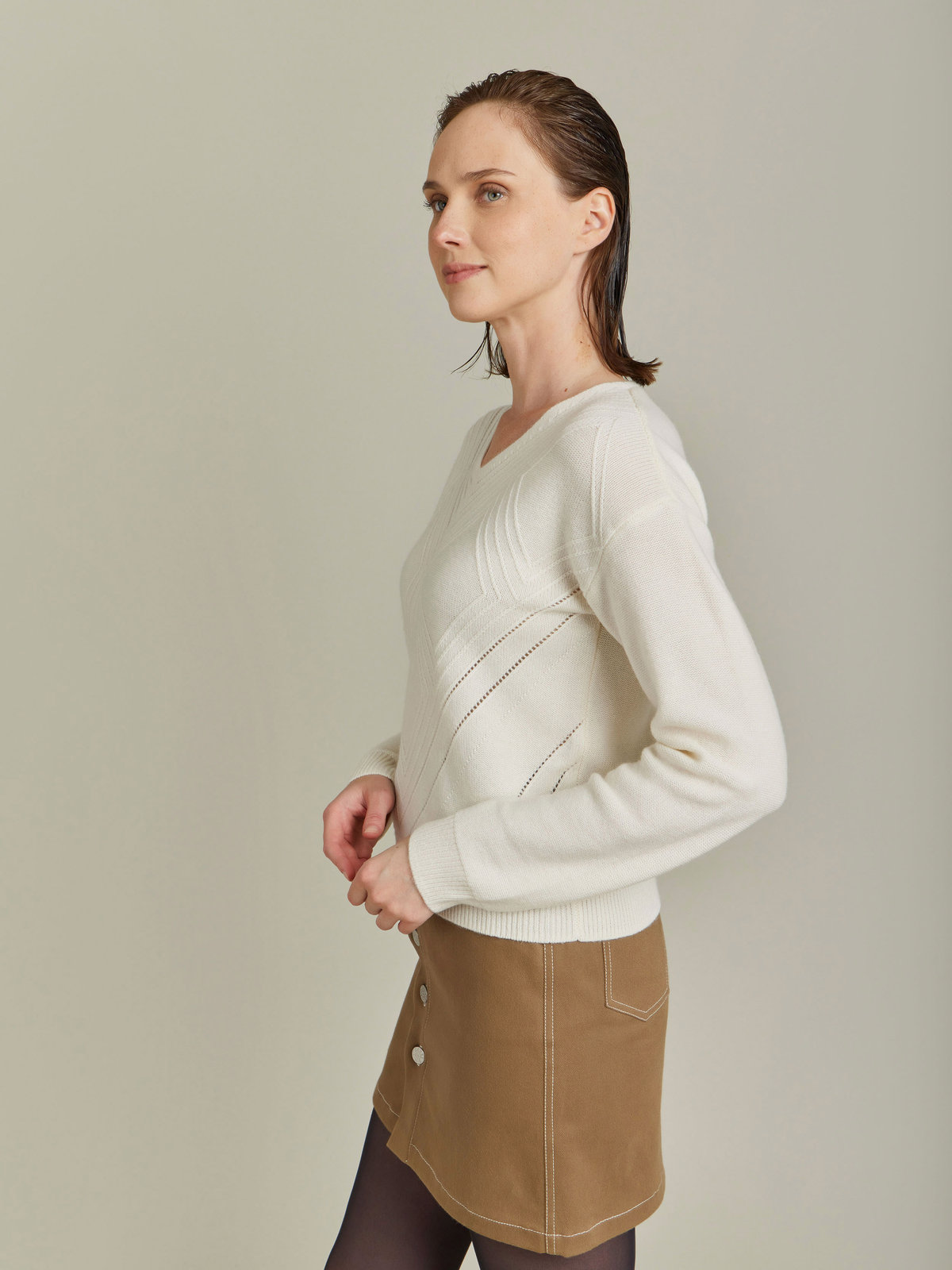 FEMME ウィメンズ 【Outlet】LY90 PULLOVER プルオーバー アイボリー