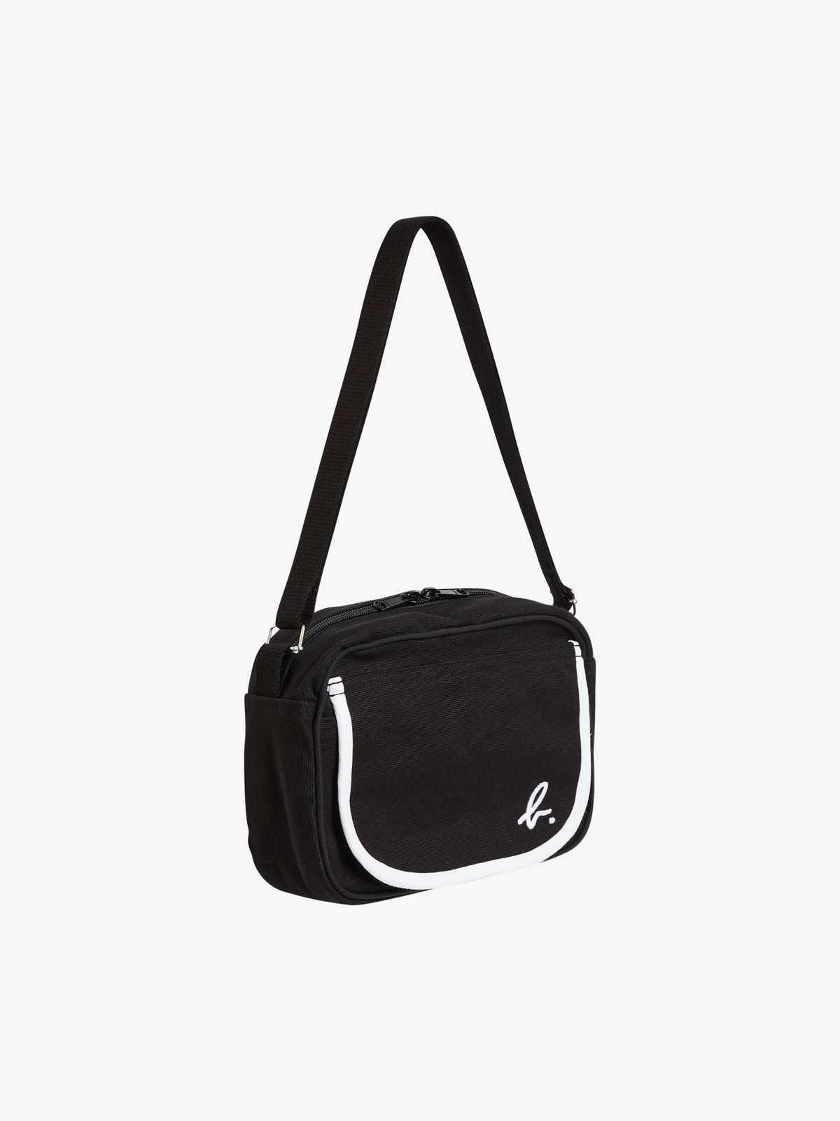 FEMME ウィメンズ "b."ロゴ ショルダーバッグ "Adrian" ブラック