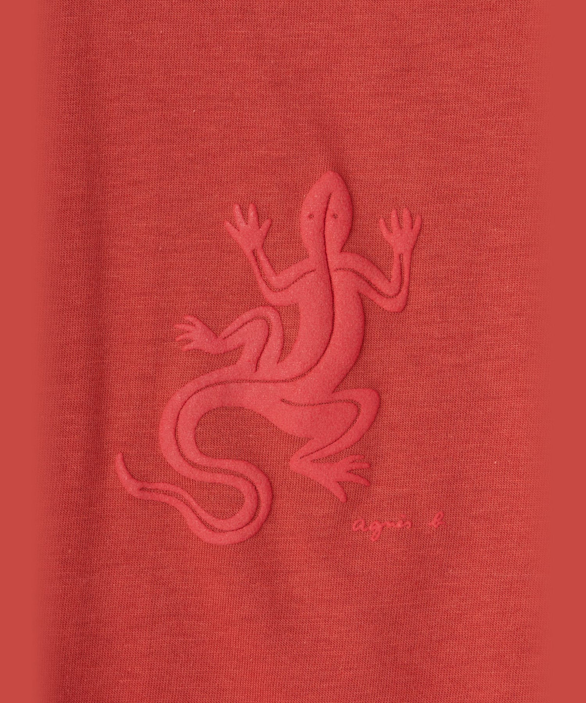 ENFANT ベビー ベビー ロゴ アイコニック プリント コットン 長袖 Tシャツ "Lezard" オレンジ系その他