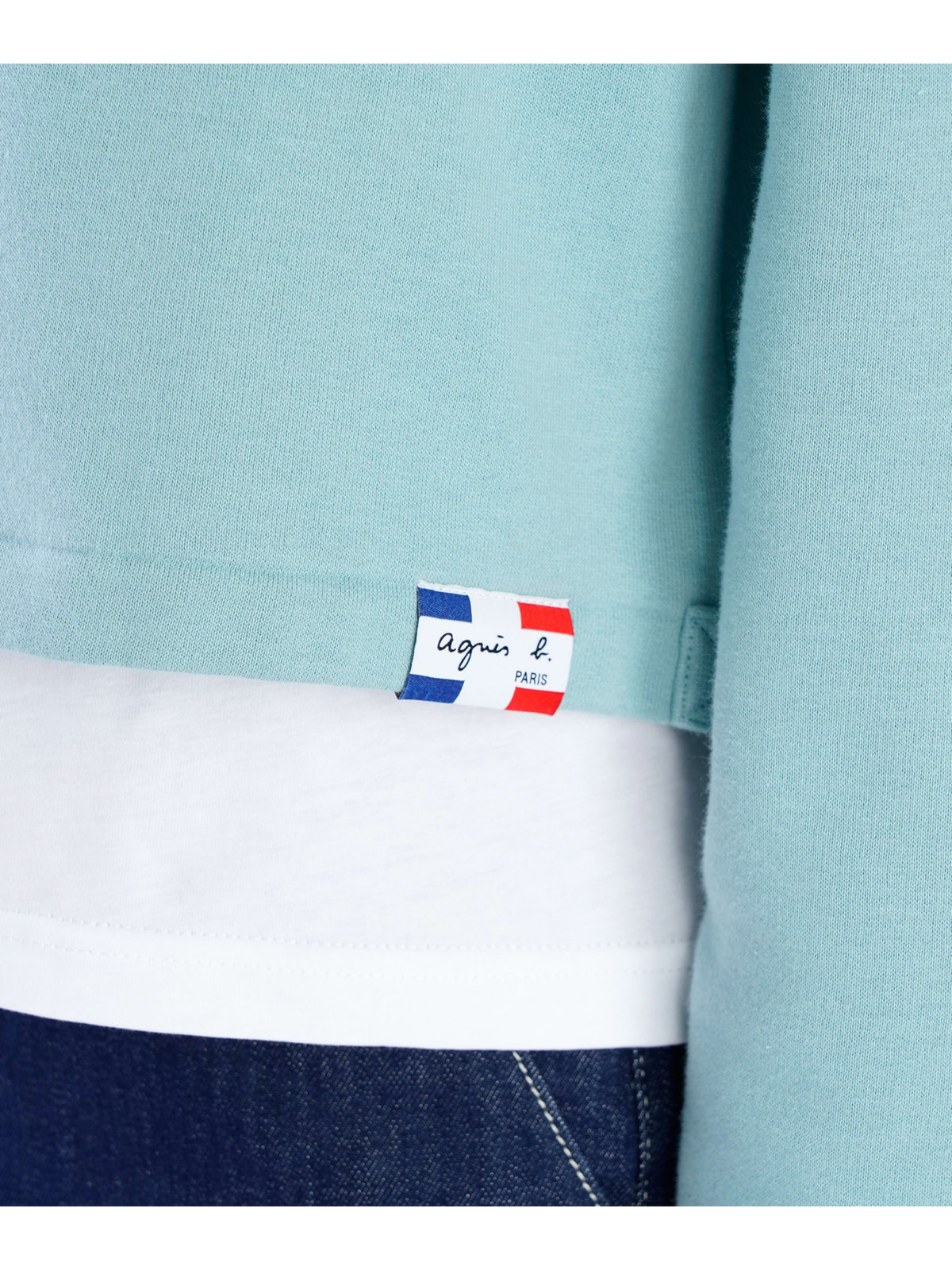 FEMME ウィメンズ オーガニックコットン メルトン 長袖 カーディガンプレッション ”Le Classique” グリーン