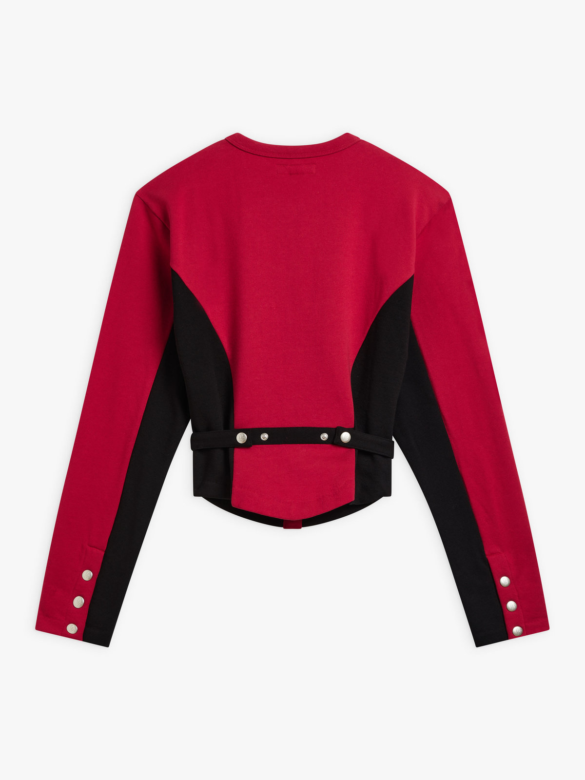 FEMME ウィメンズ 【Outlet】オーガニックコットン メルトン 長袖 カーディガンプレッション "New Two" レッド