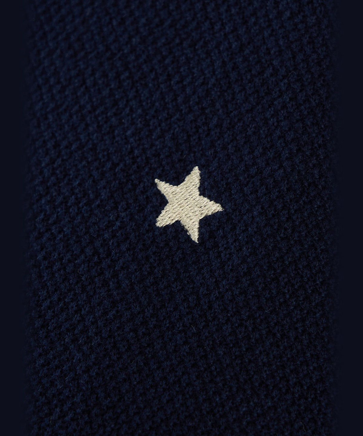 To b. by agnès b. スター 刺繍 コットン 半袖 ニット ポロシャツ イエロー系その他