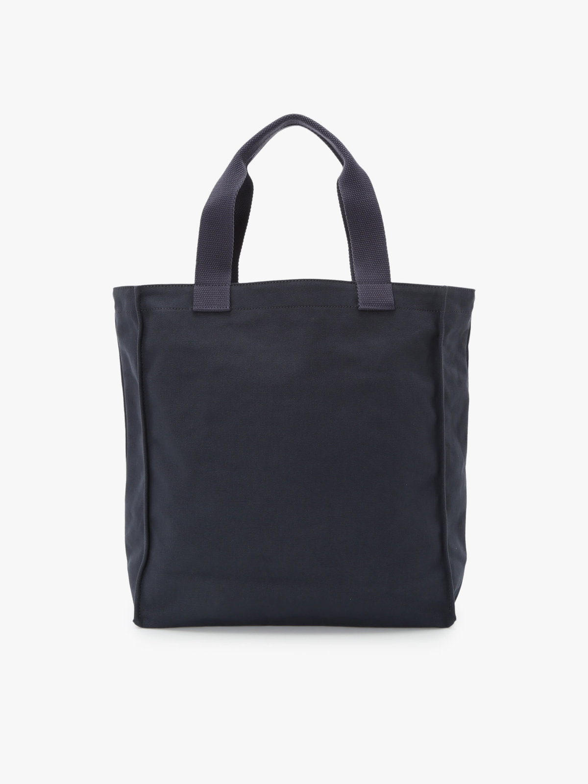 To b. by agnès b. コットン ロゴ トートバッグ ネイビー