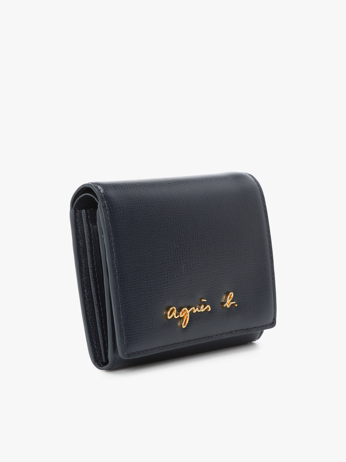 VOYAGE ウィメンズ バッグ＆ウォレット 【by R 限定品】agnes b. レザー 二つ折り ウォレット "City" ZAW07-01 ネイビー