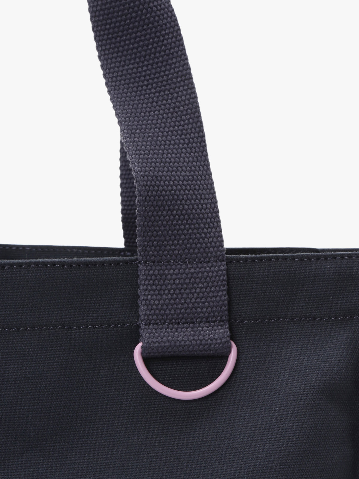 To b. by agnès b. コットン ロゴ トートバッグ ネイビー