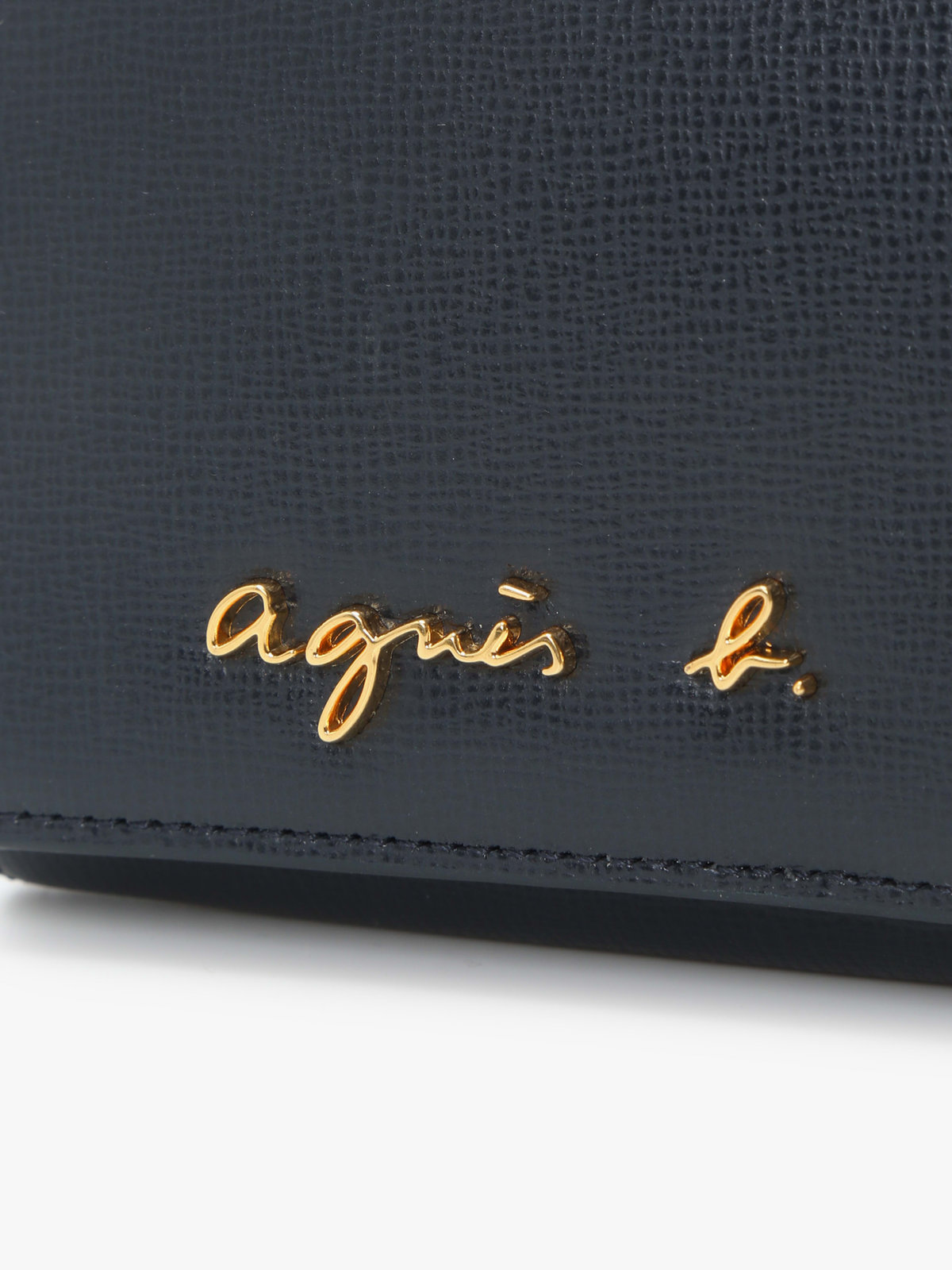 VOYAGE ウィメンズ バッグ＆ウォレット 【by R 限定品】agnes b. レザー 二つ折り ウォレット "City" ZAW07-01 ネイビー