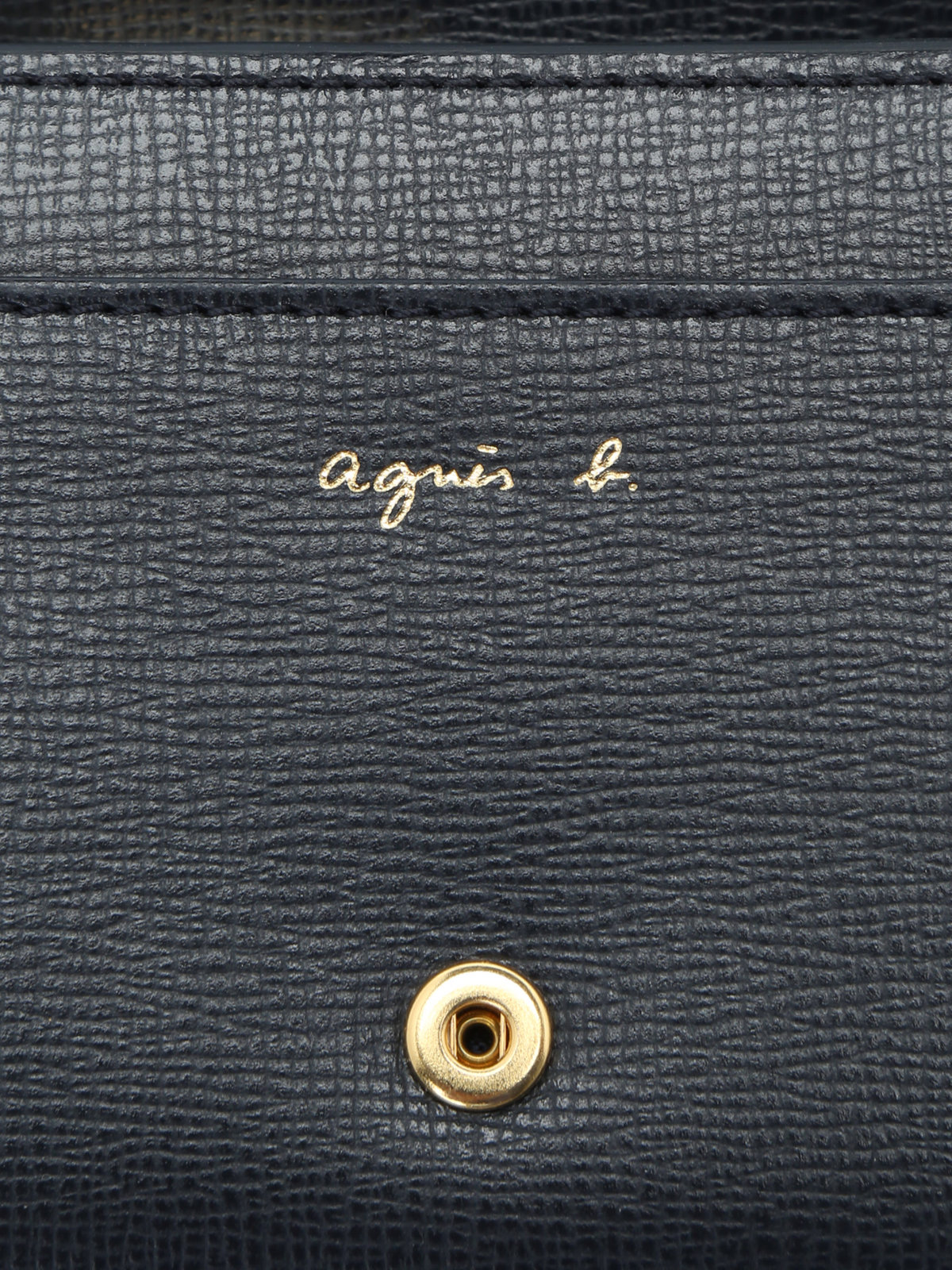 VOYAGE ウィメンズ バッグ＆ウォレット 【by R 限定品】agnes b. レザー 二つ折り ウォレット "City" ZAW07-01 ネイビー