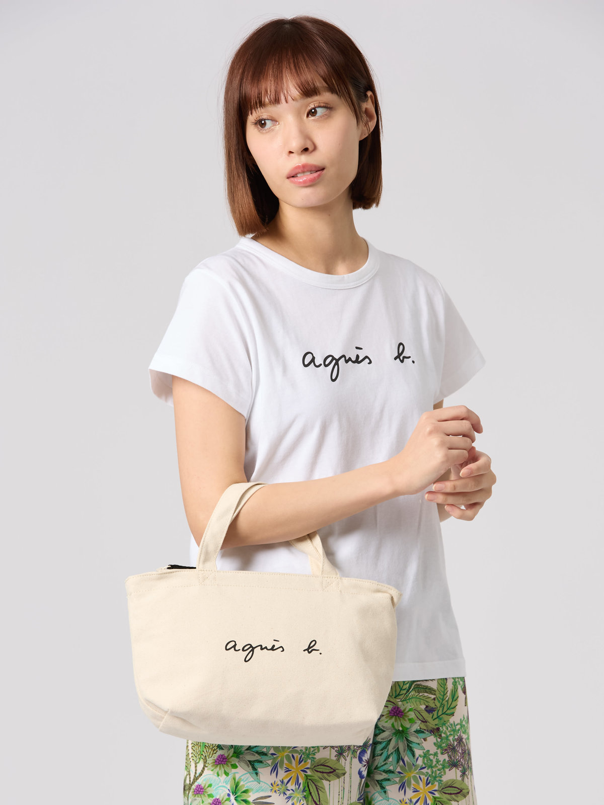 VOYAGE ウィメンズ バッグ＆ウォレット WEB限定 ロゴトートバッグ GO03‐02 ホワイト