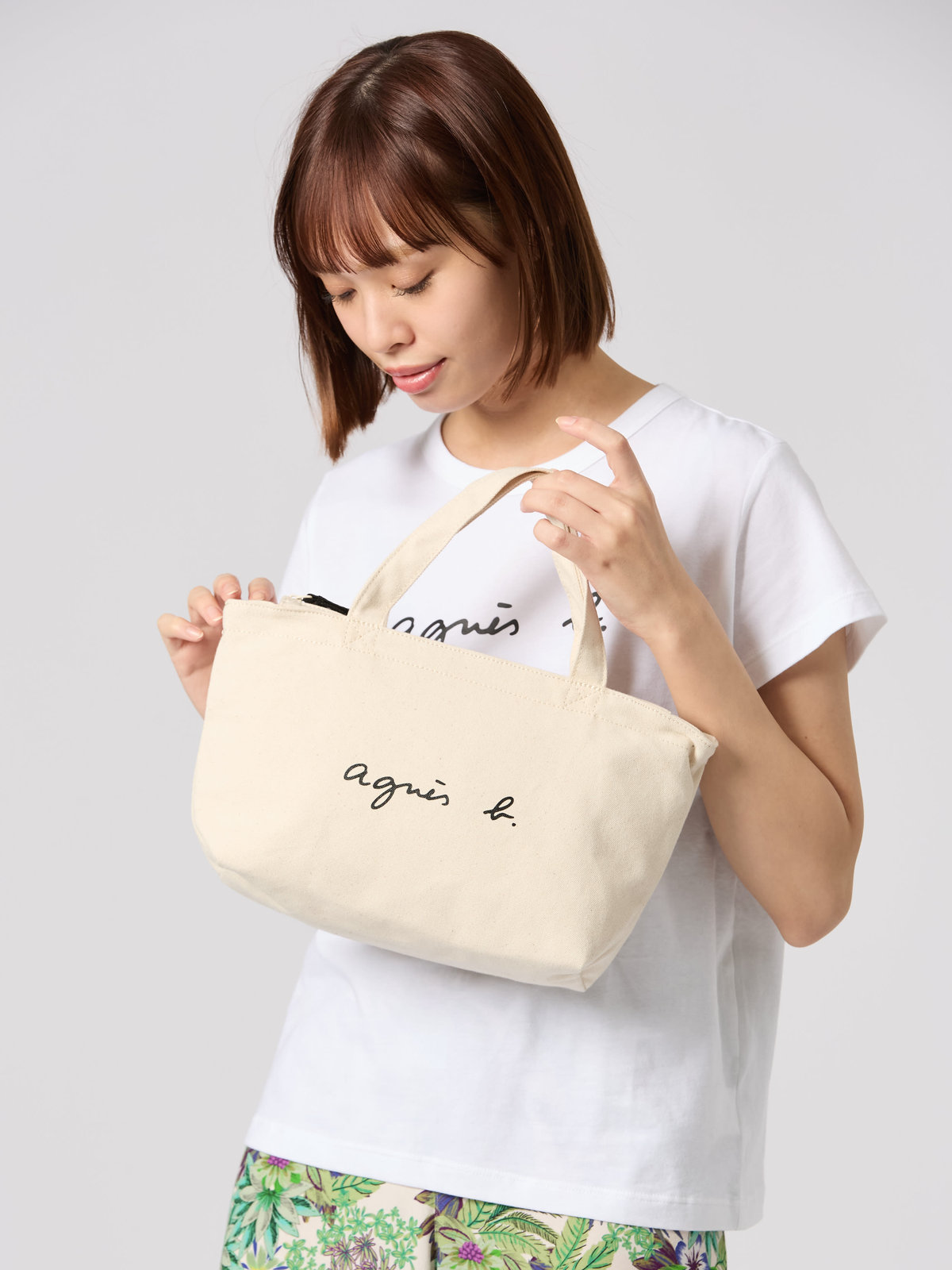 VOYAGE ウィメンズ バッグ＆ウォレット WEB限定 ロゴトートバッグ GO03‐02 ホワイト