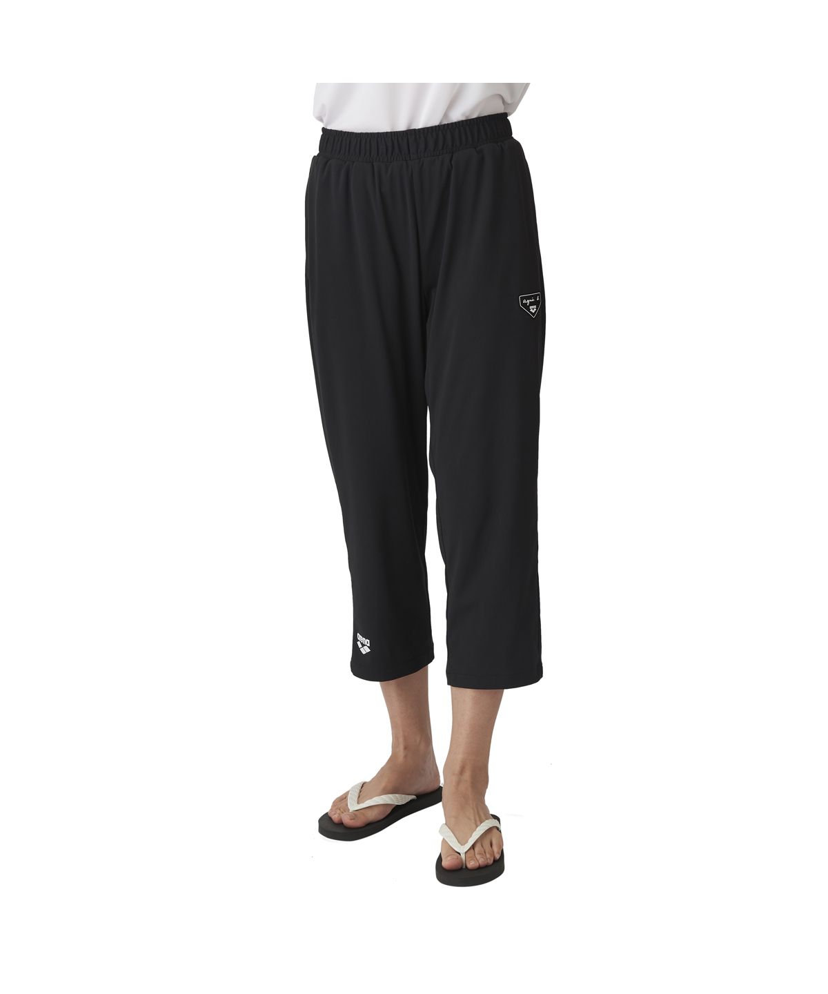 FEMME ウィメンズ JIO2 PANTALON ARENA agnes b. x arena クロップドパンツ ブラック