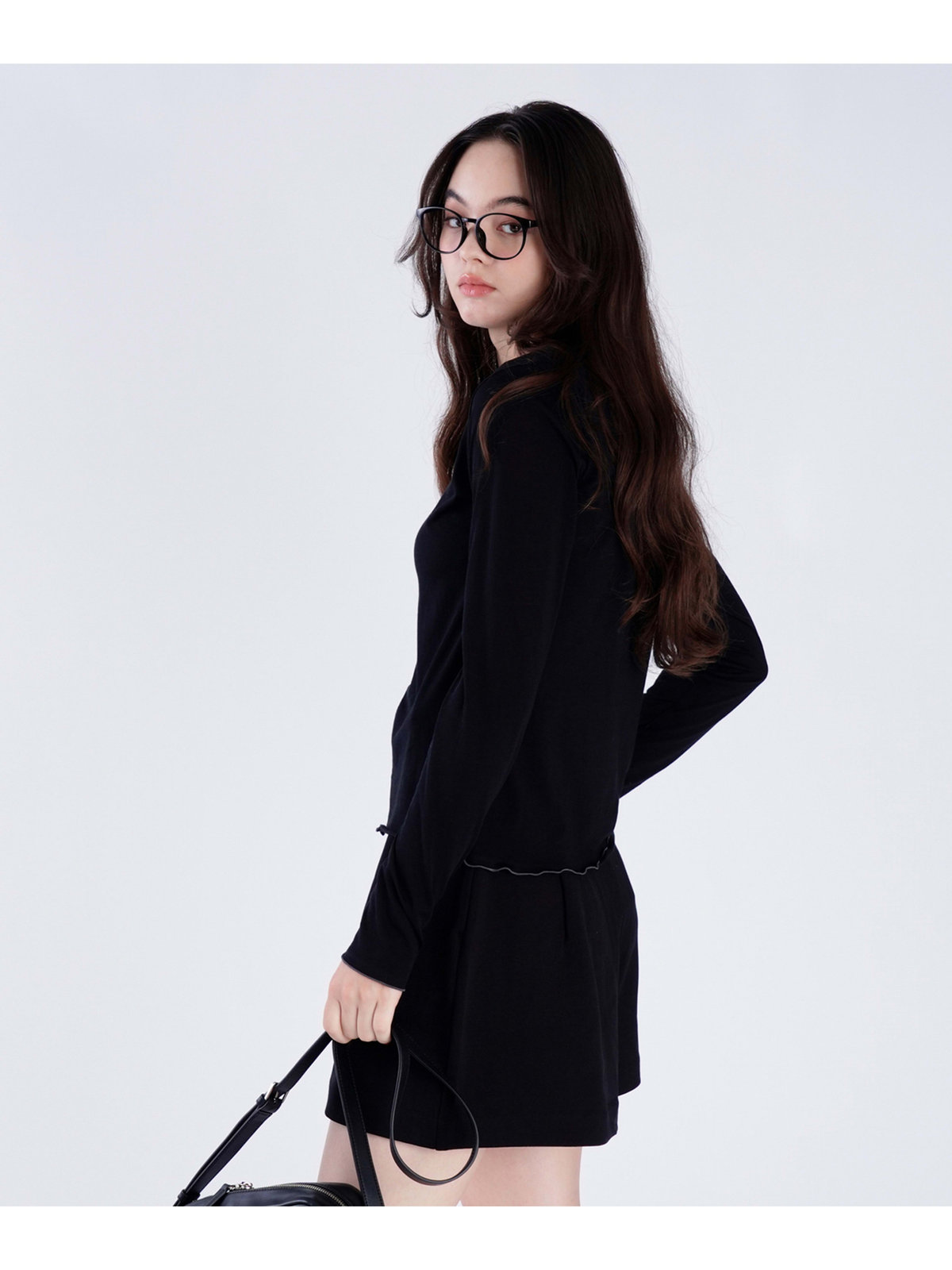 To b. by agnès b. 【Outlet】メロウ ロングスリーブ Tシャツ ブラック