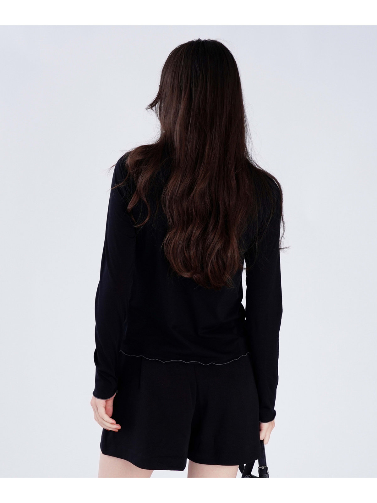 To b. by agnès b. 【Outlet】メロウ ロングスリーブ Tシャツ ブラック