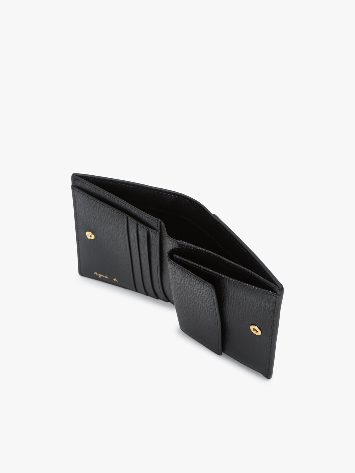 VOYAGE ウィメンズ バッグ＆ウォレット レザー 二つ折り ウォレット ”City” ZAW07-02 ブラック