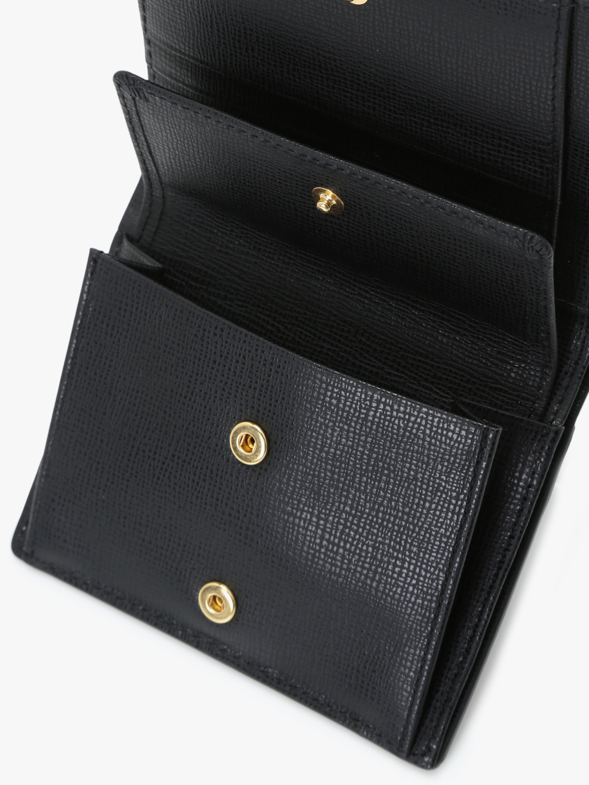 VOYAGE ウィメンズ バッグ＆ウォレット レザー 二つ折り ウォレット ”City” ZAW07-02 ブラック