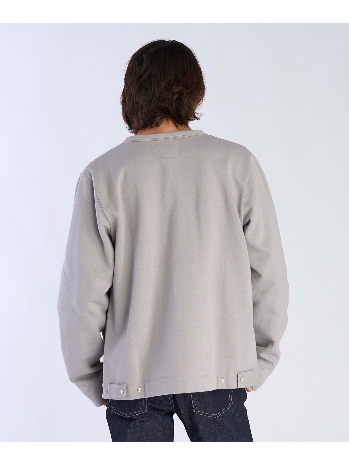 HOMME メンズ メンズ コットン メルトン カーディガンプレッション [Made in France] グレー系その他