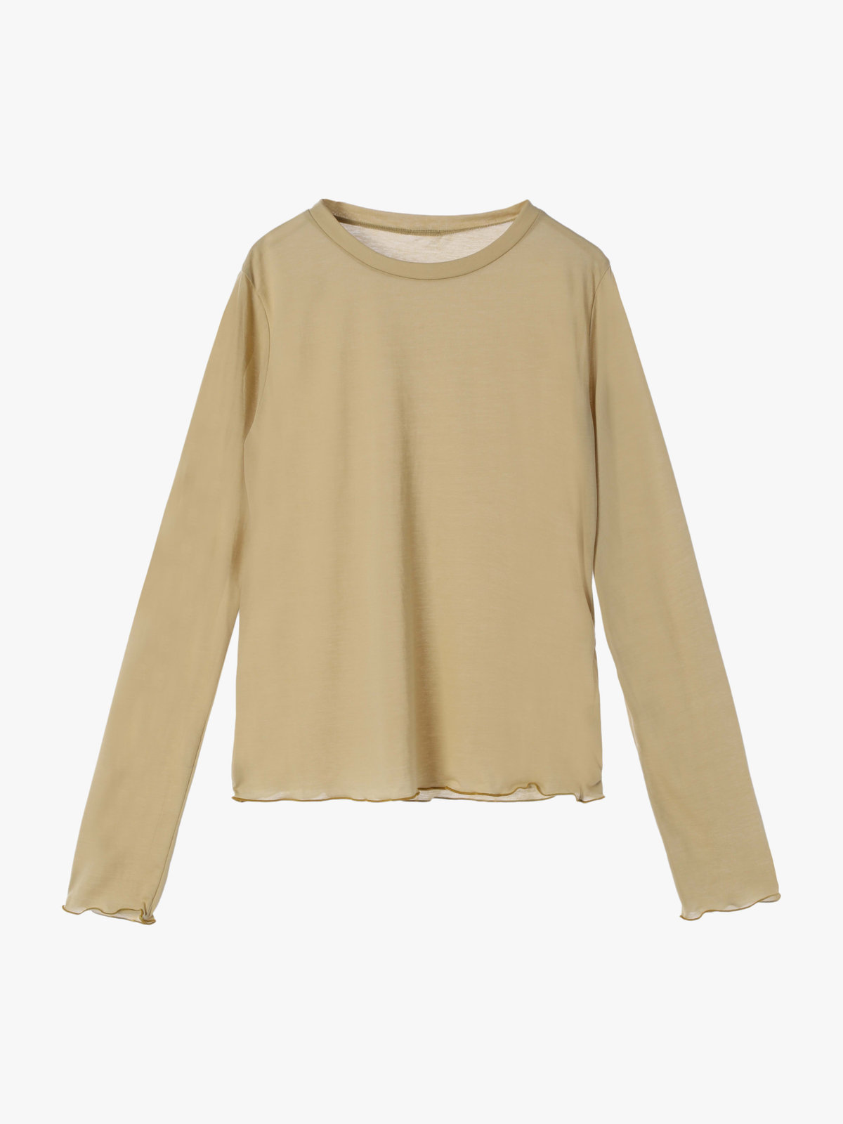 To b. by agnès b. 【Outlet】メロウ ロングスリーブ Tシャツ マスタード