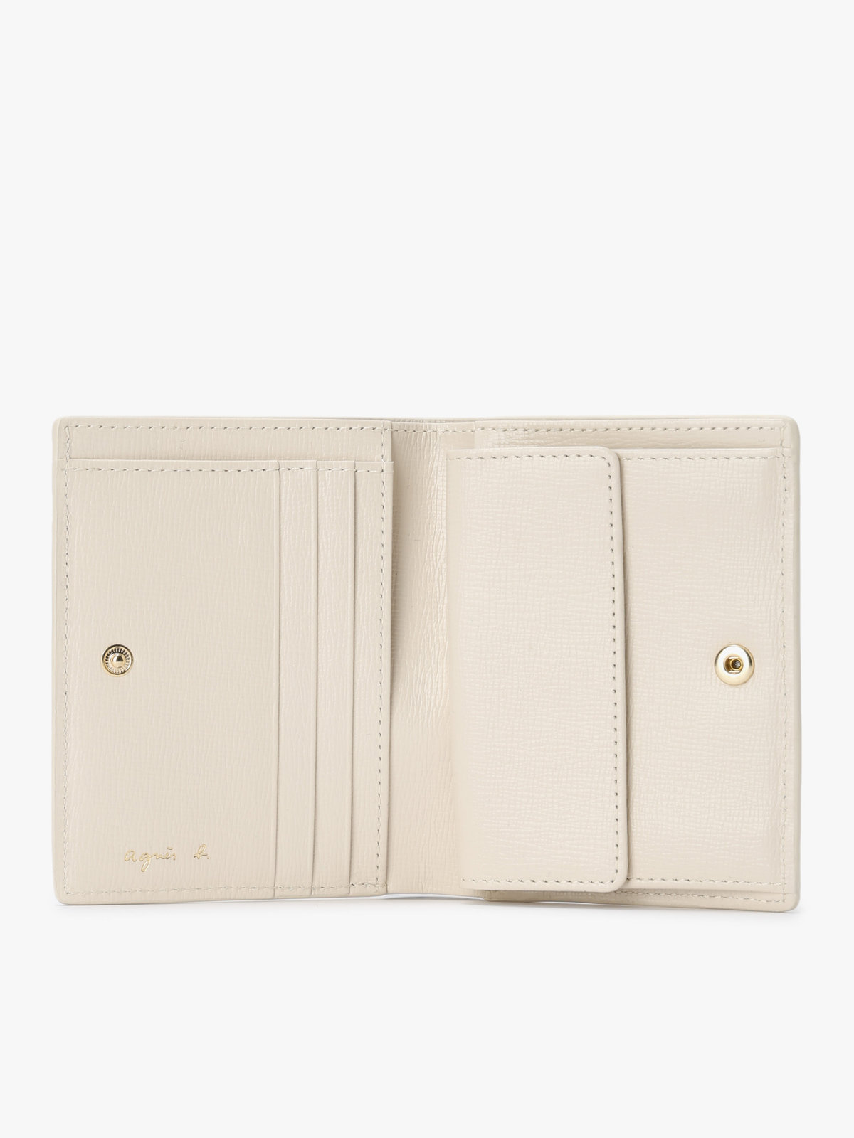 VOYAGE ウィメンズ バッグ＆ウォレット レザー 二つ折り ウォレット ”City” ZAW07-02 オフホワイト