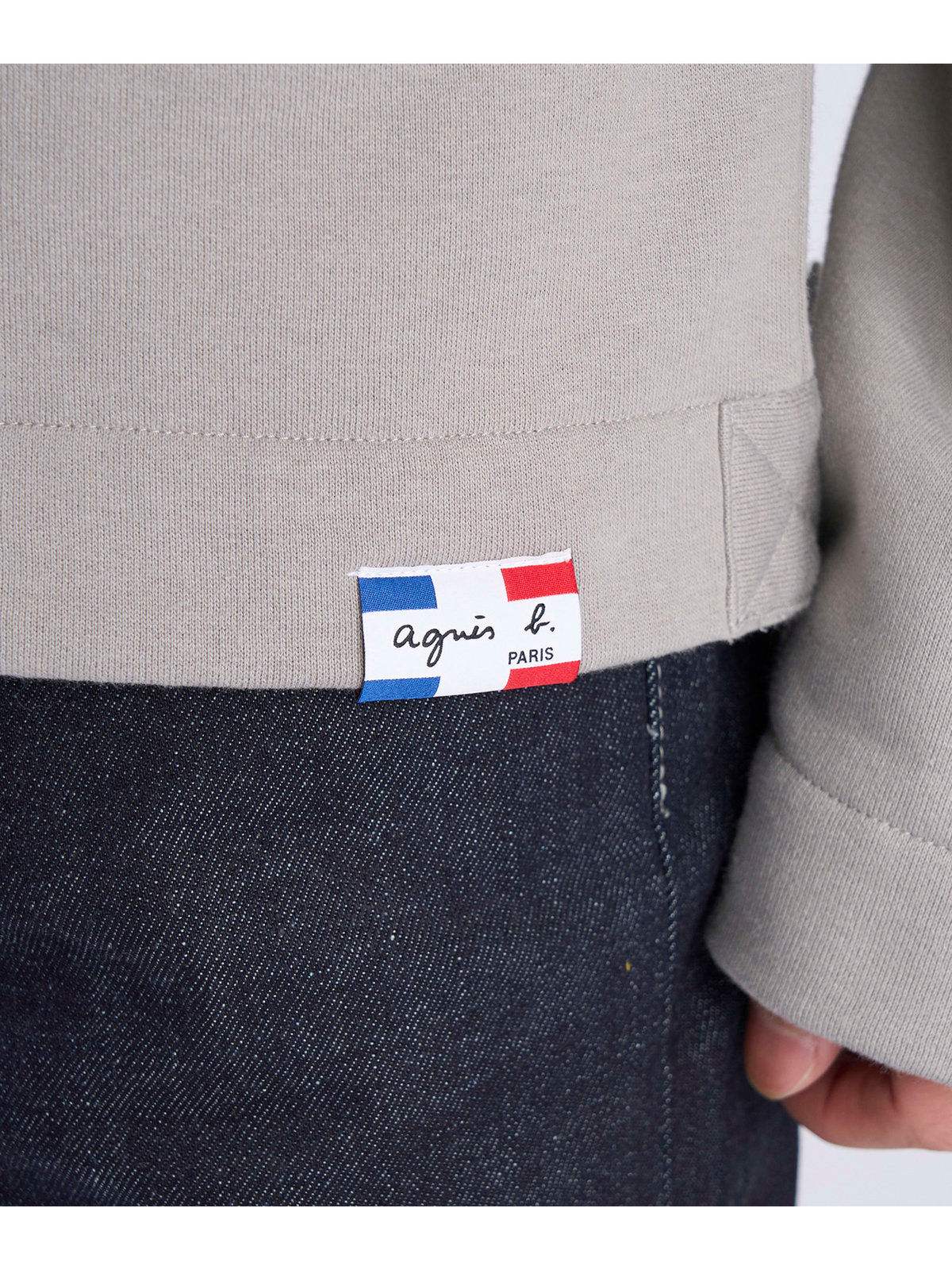HOMME メンズ メンズ コットン メルトン カーディガンプレッション [Made in France] グレー系その他