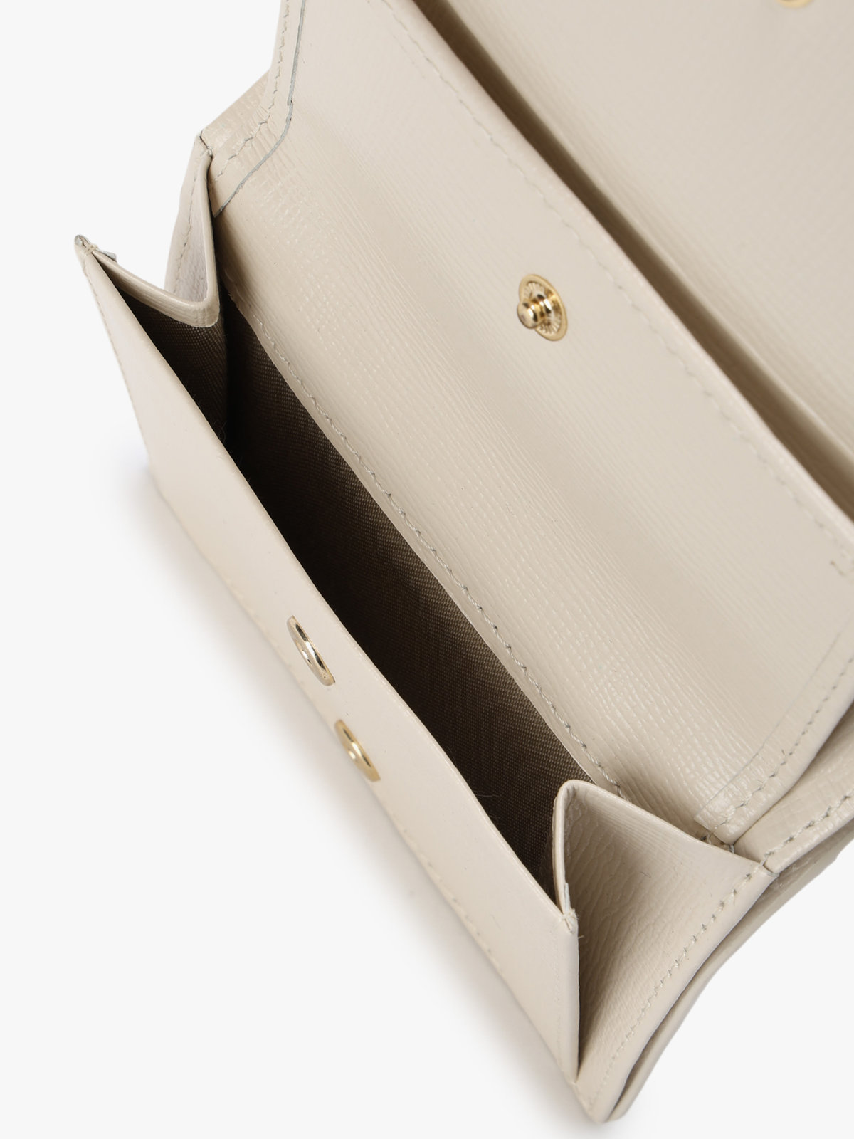 VOYAGE ウィメンズ バッグ＆ウォレット レザー 二つ折り ウォレット ”City” ZAW07-02 オフホワイト