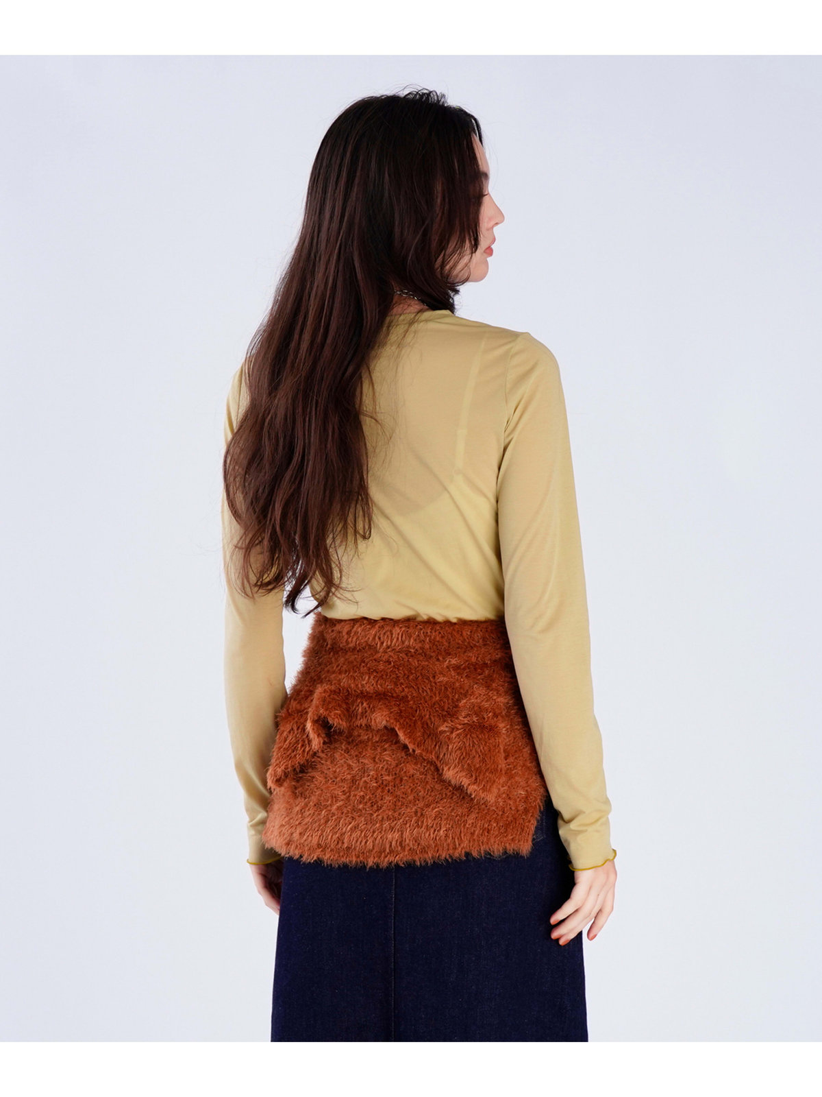 To b. by agnès b. 【Outlet】メロウ ロングスリーブ Tシャツ マスタード