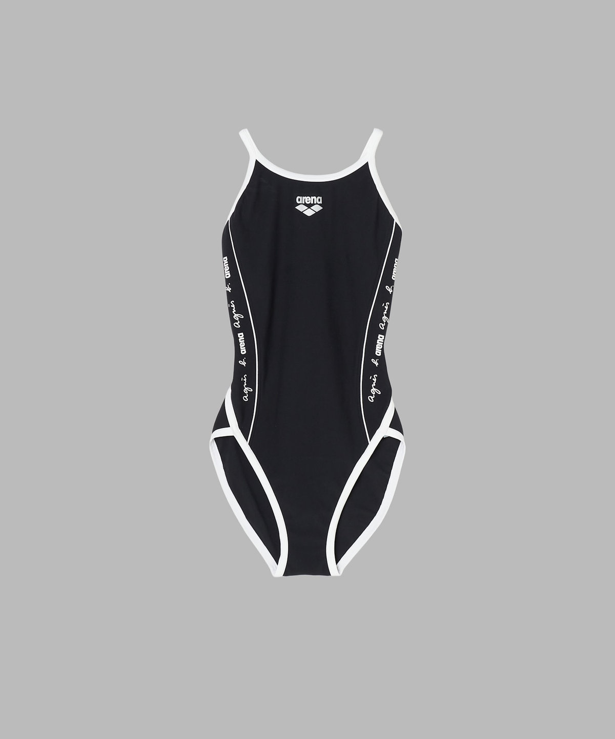 FEMME ウィメンズ agnes b. x arena タフスーツ トレーニングワンピース 水着 ブラック