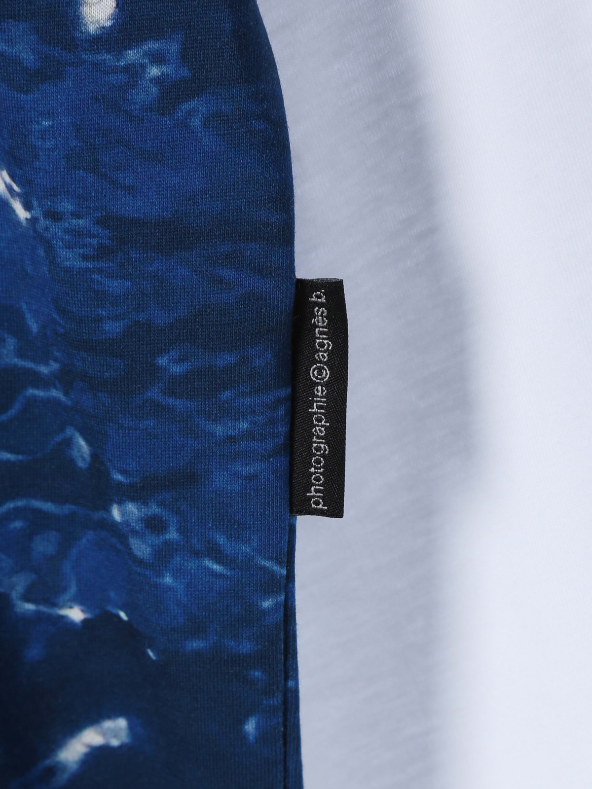 HOMME メンズ メンズ フォトプリント コットン 長袖 Tシャツ ”Antibes” マルチ