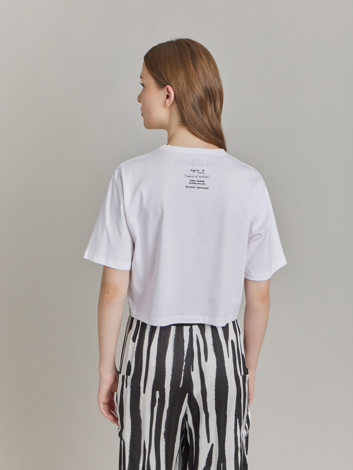 FEMME ウィメンズ SEP4 TS B. STYLE アーティストTシャツ EMMA CHARIN & OLIVIER ホワイト