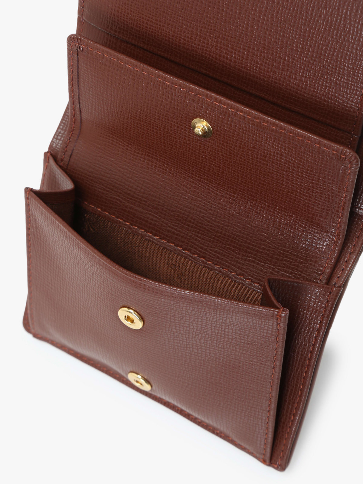 VOYAGE ウィメンズ バッグ＆ウォレット レザー 二つ折り ウォレット ”City” ZAW07-02 ブラウン